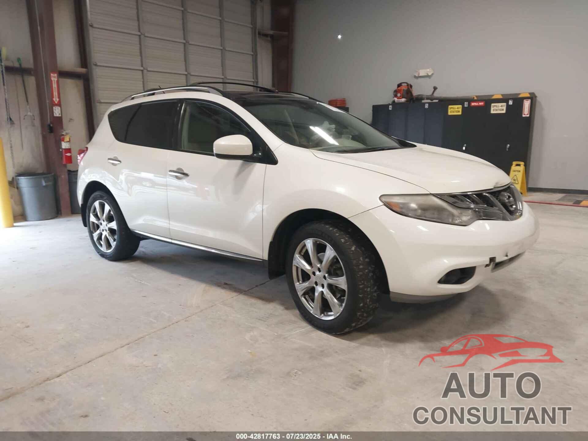 NISSAN MURANO 2012 - JN8AZ1MUXCW111304