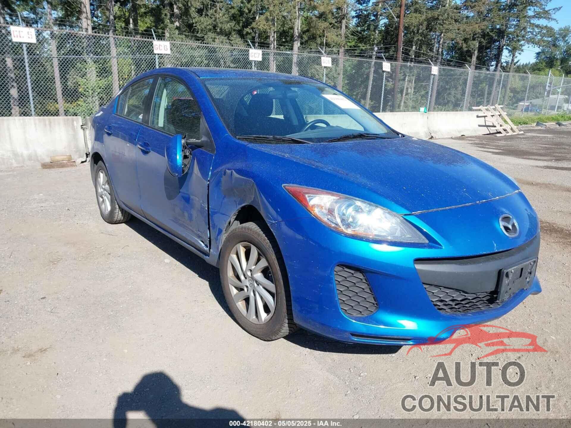MAZDA MAZDA3 2012 - JM1BL1V77C1640555