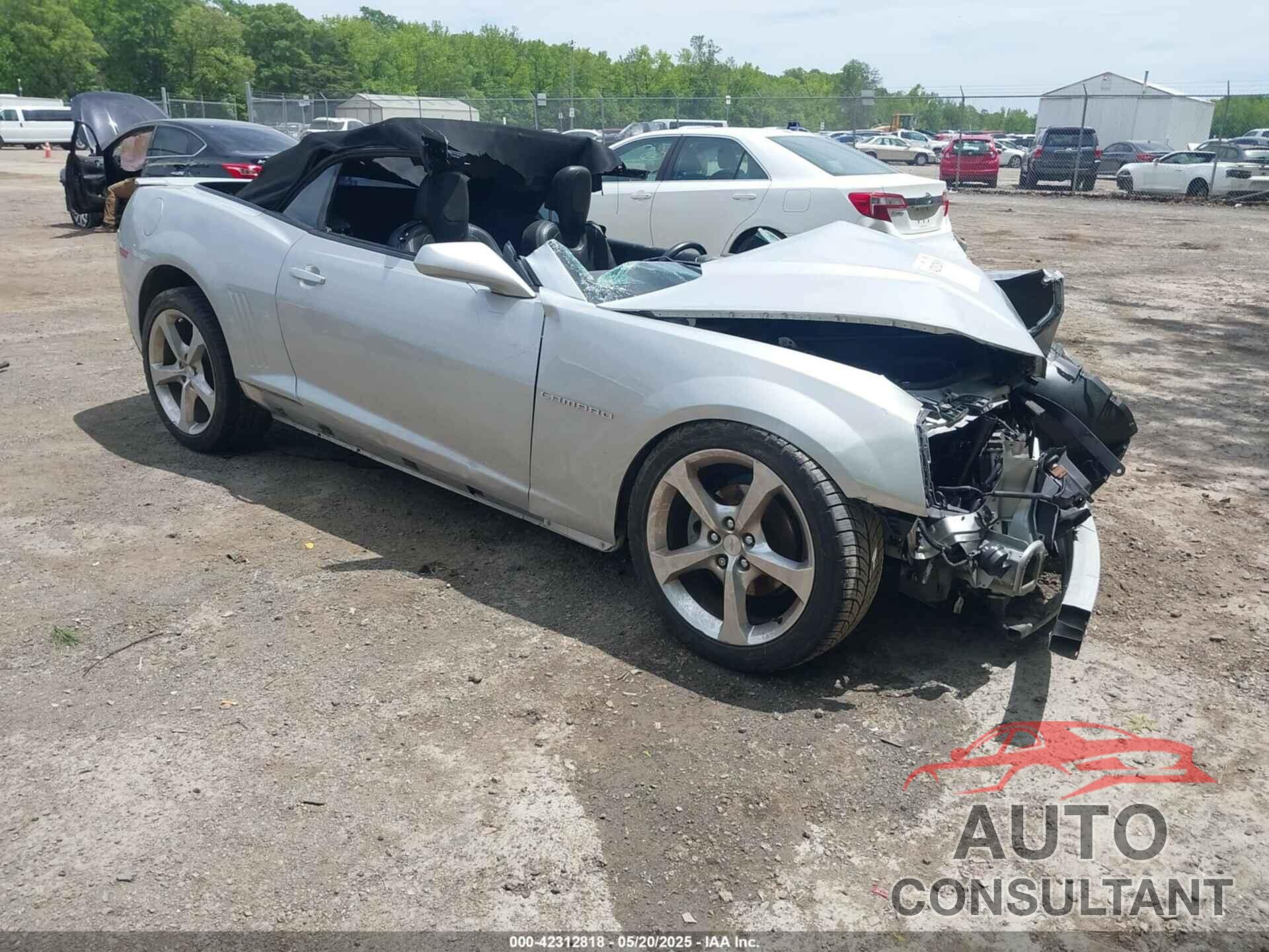 CHEVROLET CAMARO 2015 - 2G1FF3D35F9259704