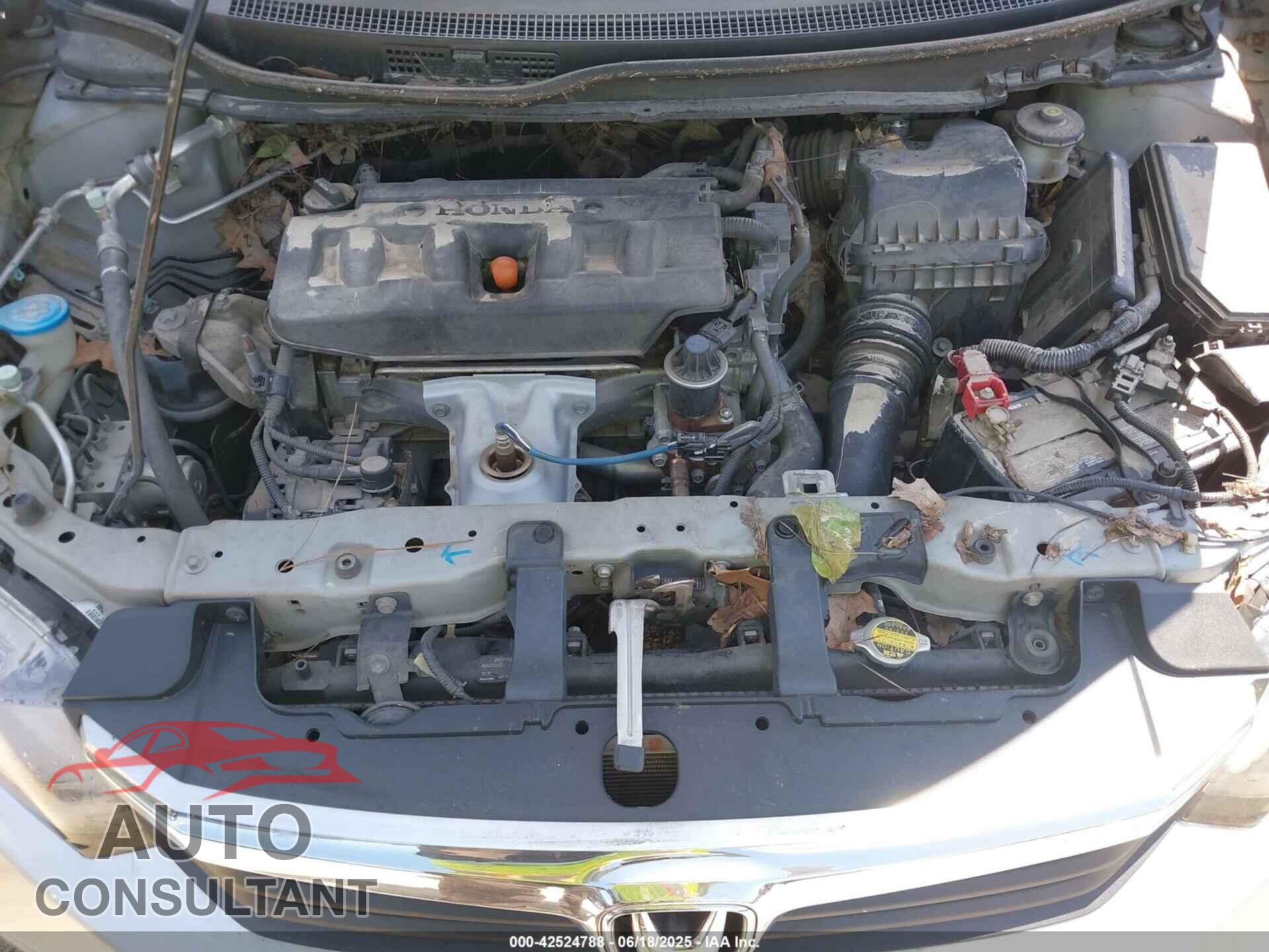 HONDA CIVIC 2012 - 2HGFB2F93CH536027