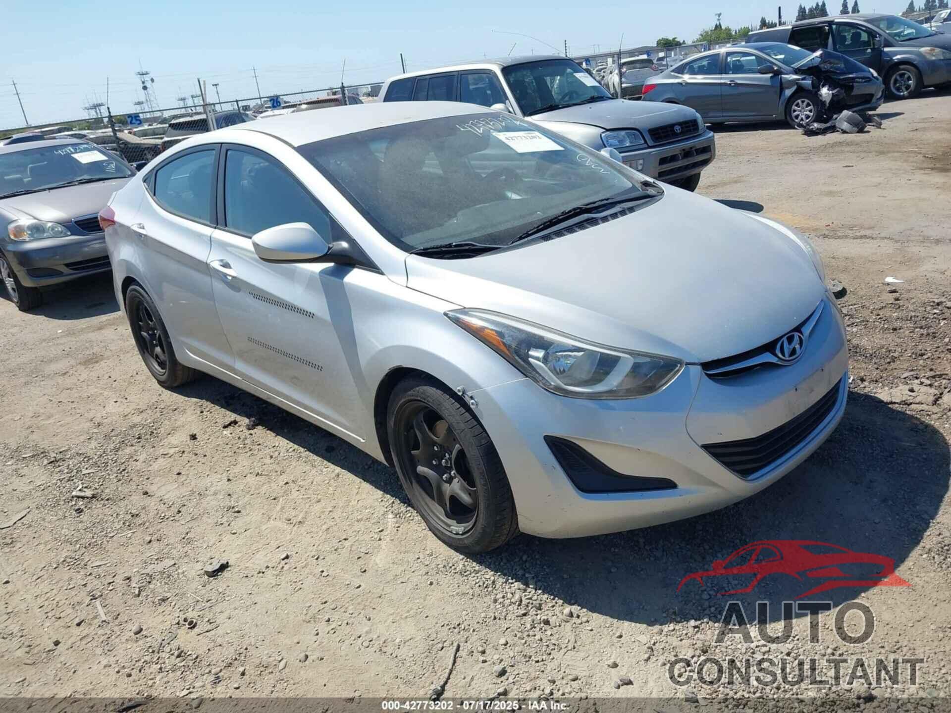 HYUNDAI ELANTRA 2016 - 5NPDH4AE2GH708811