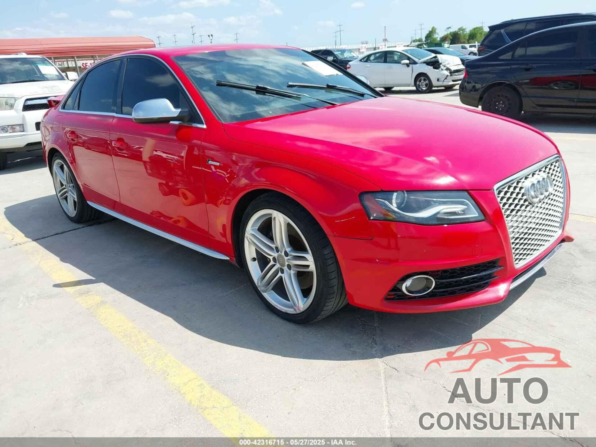 AUDI S4 2012 - WAUBGAFL8CA076007