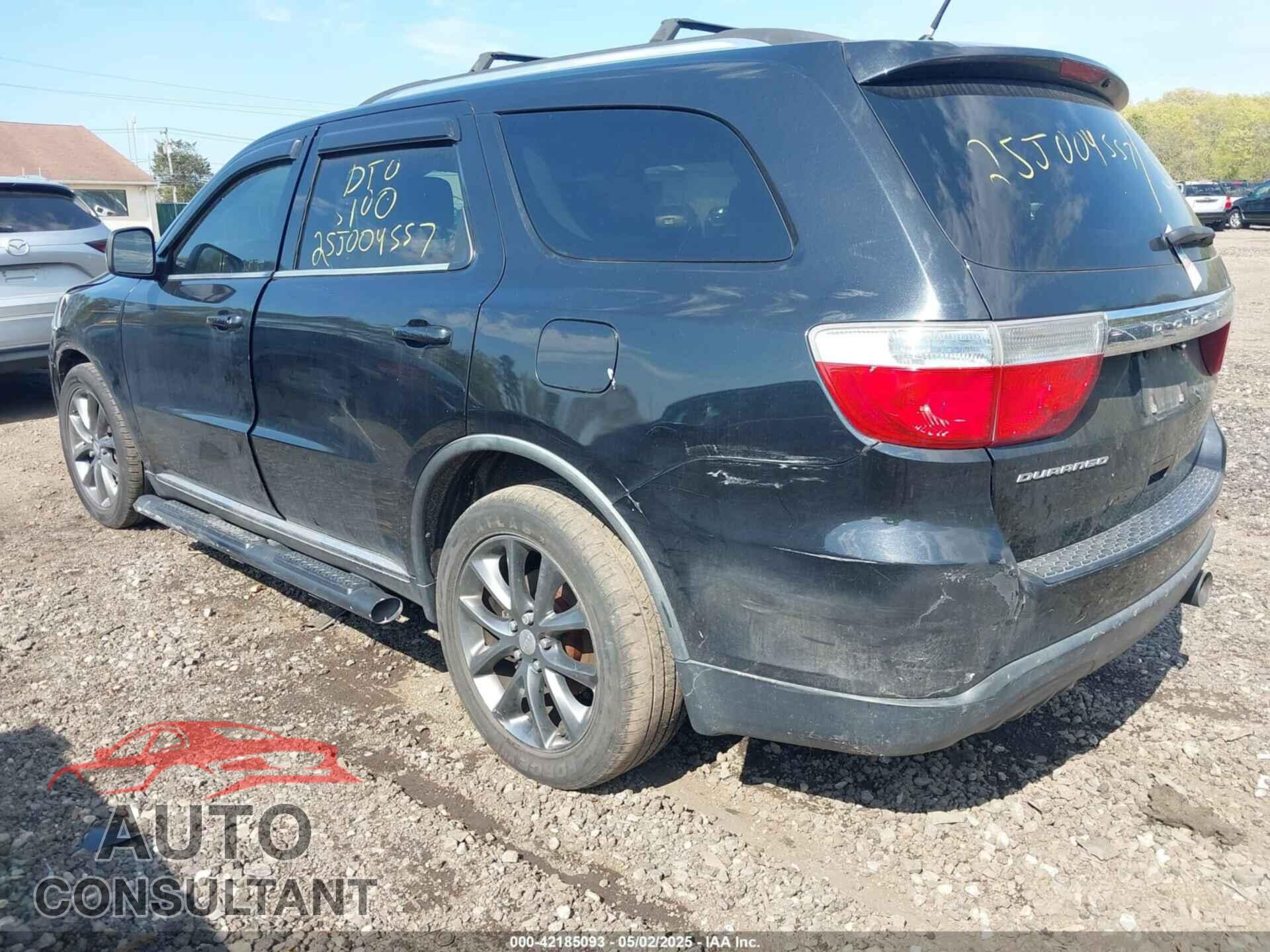 DODGE DURANGO 2012 - 1C4RDJAG9CC114031