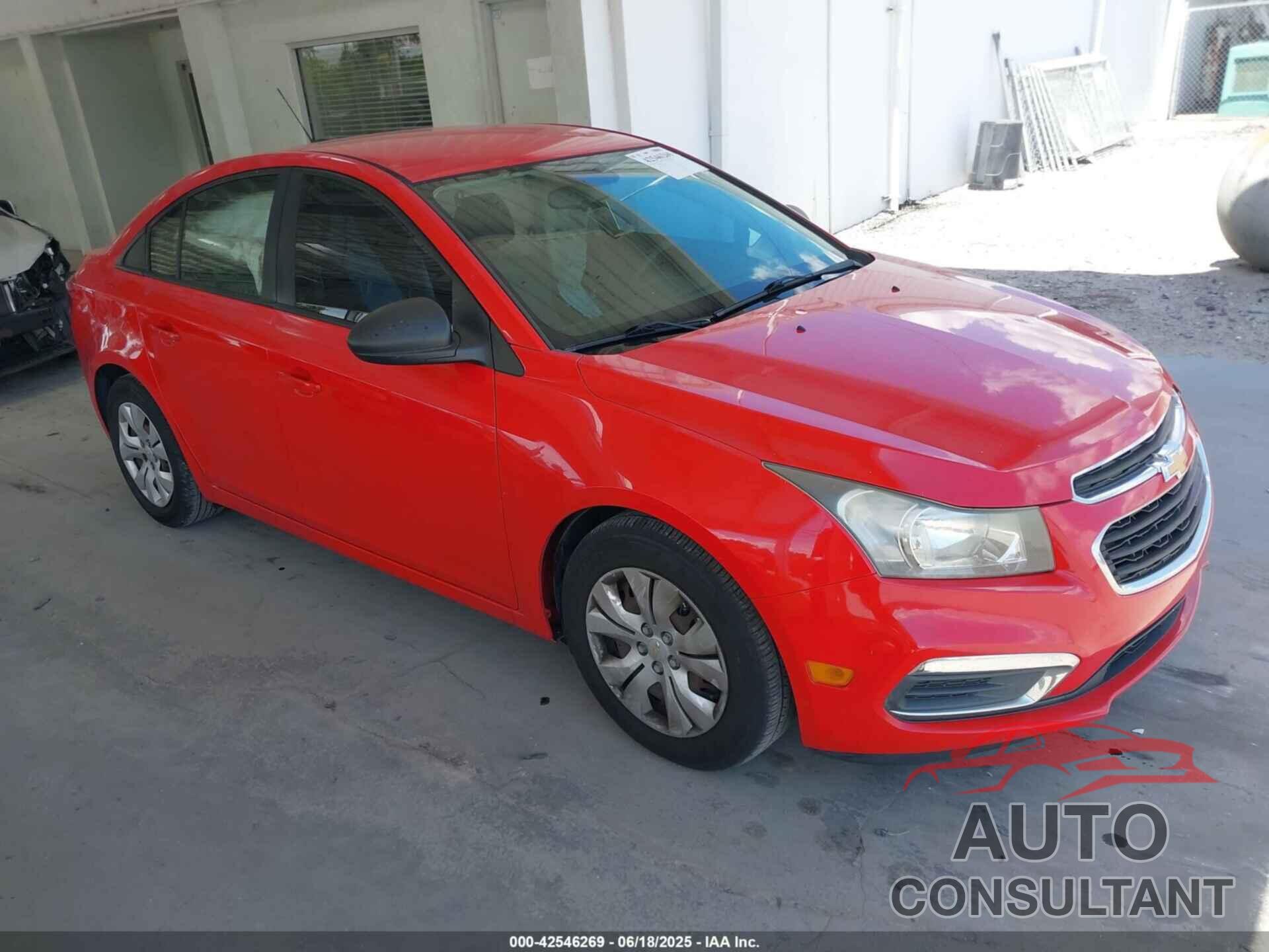 CHEVROLET CRUZE LIMITED 2016 - 1G1PC5SH2G7141605
