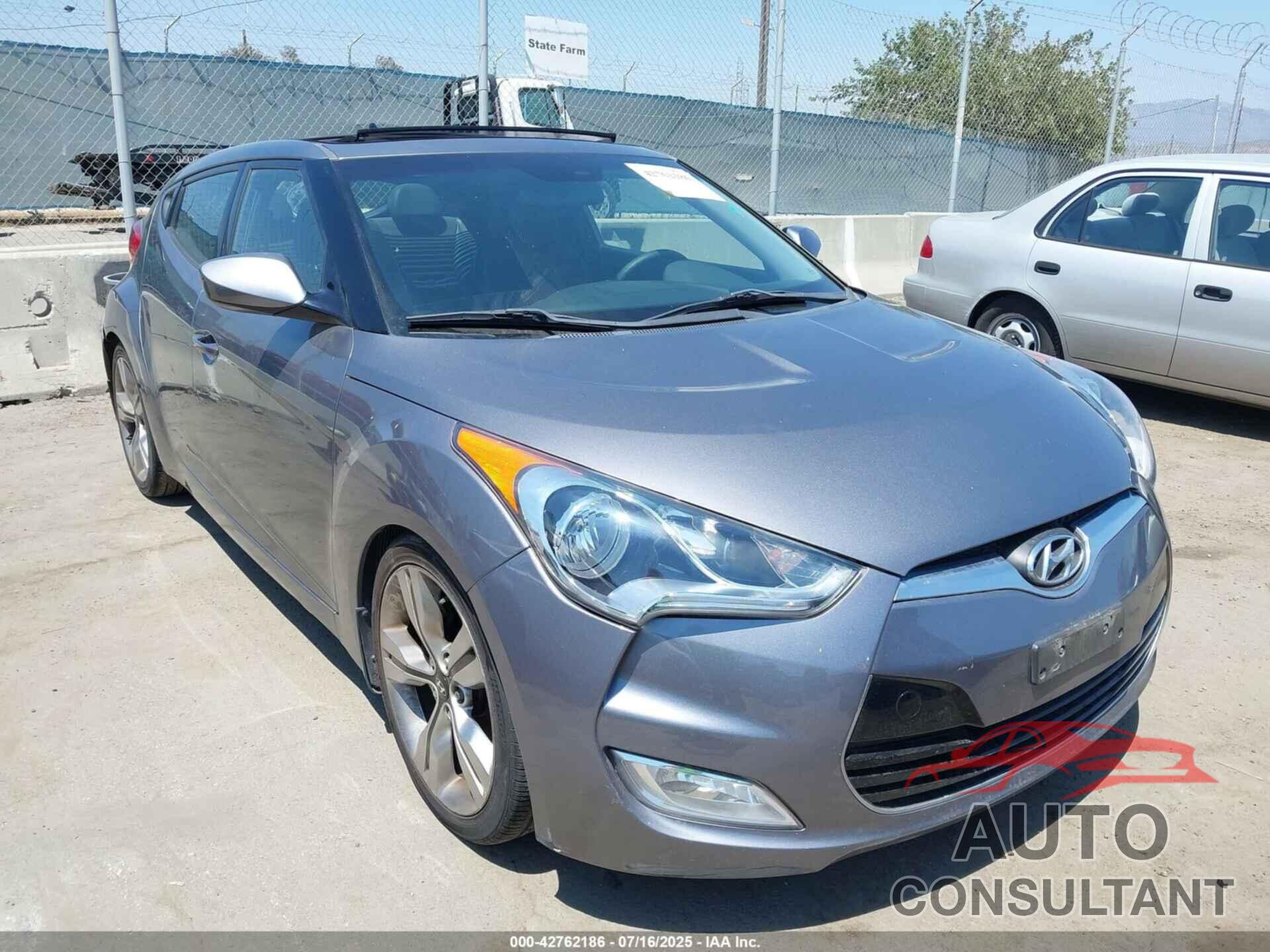 HYUNDAI VELOSTER 2012 - KMHTC6AD3CU053941