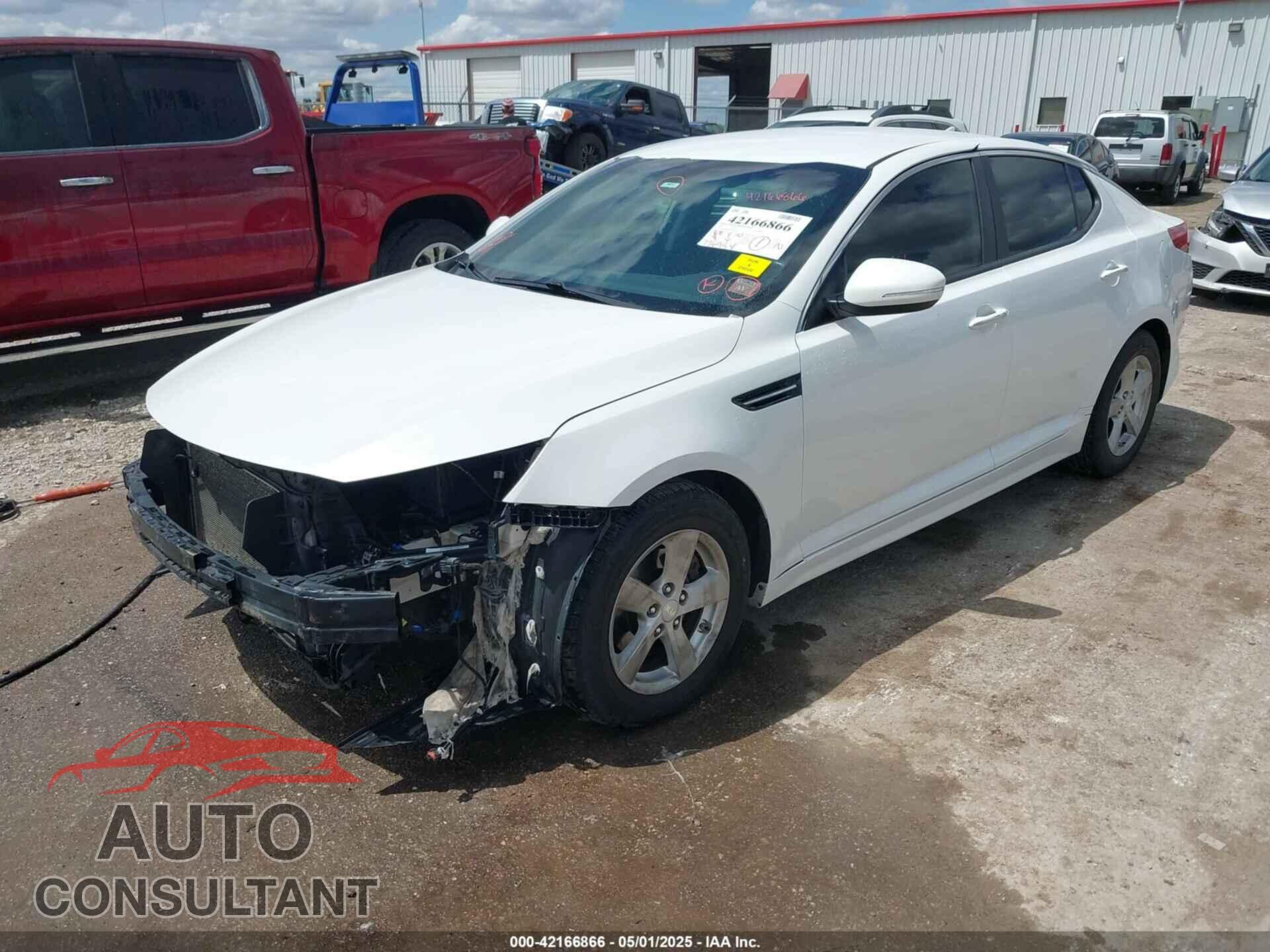 KIA OPTIMA 2015 - KNAGM4A76F5641412