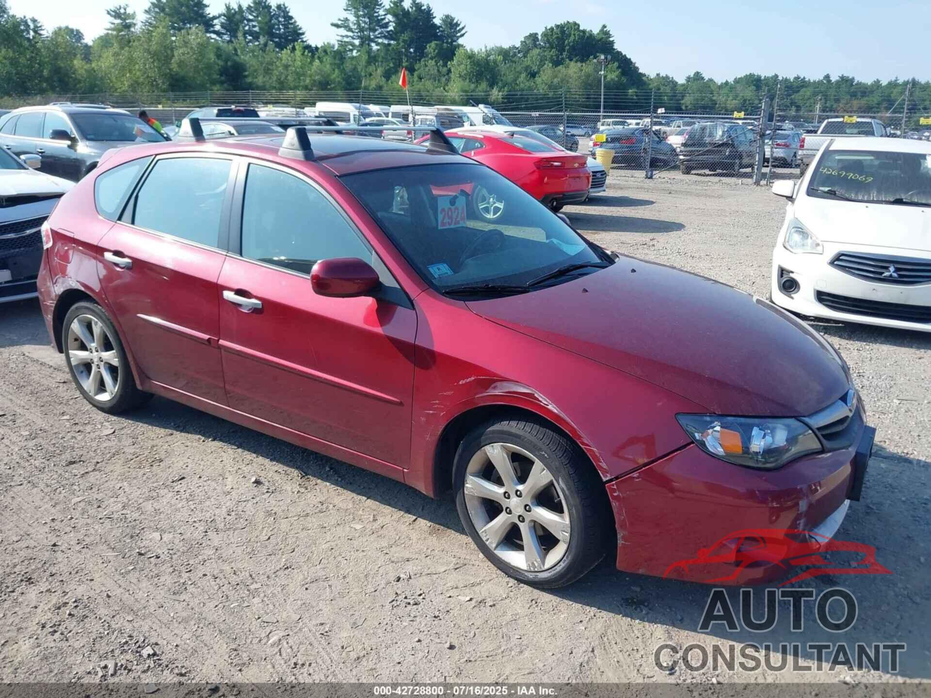 SUBARU IMPREZA 2011 - JF1GH6D61BH828903