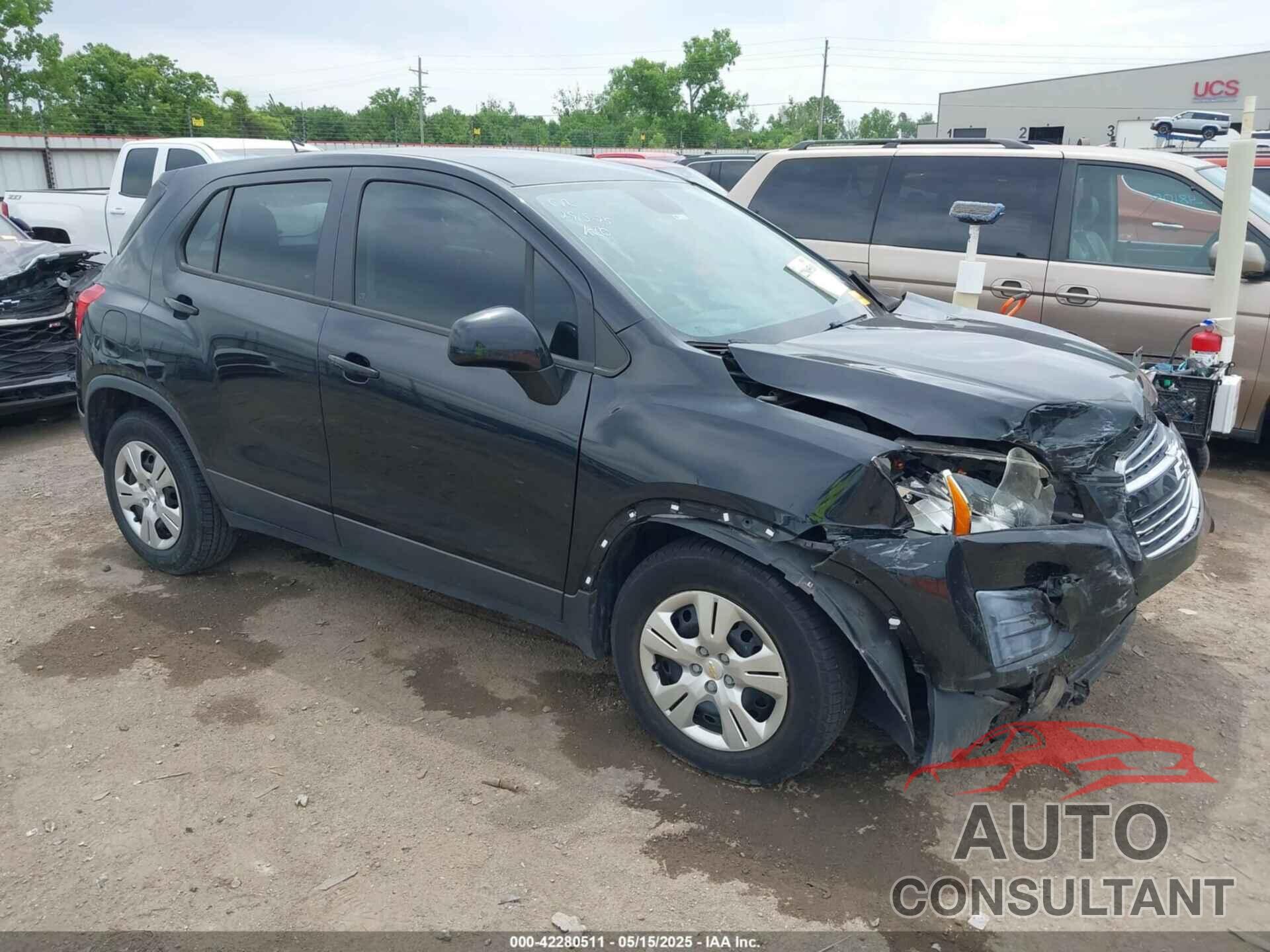 CHEVROLET TRAX 2015 - 3GNCJKSB6FL254447