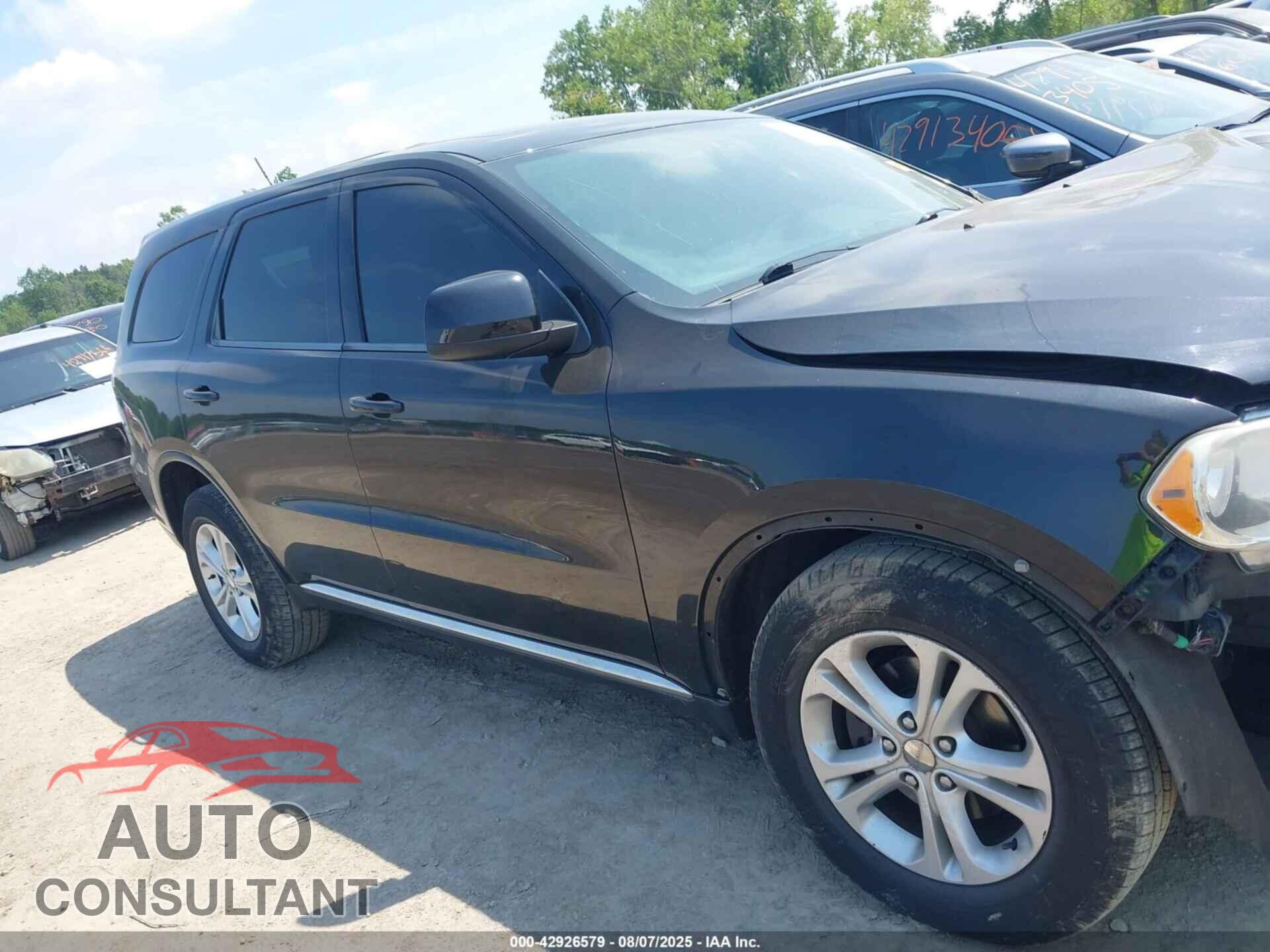 DODGE DURANGO 2013 - 1C4RDJAG1DC660596