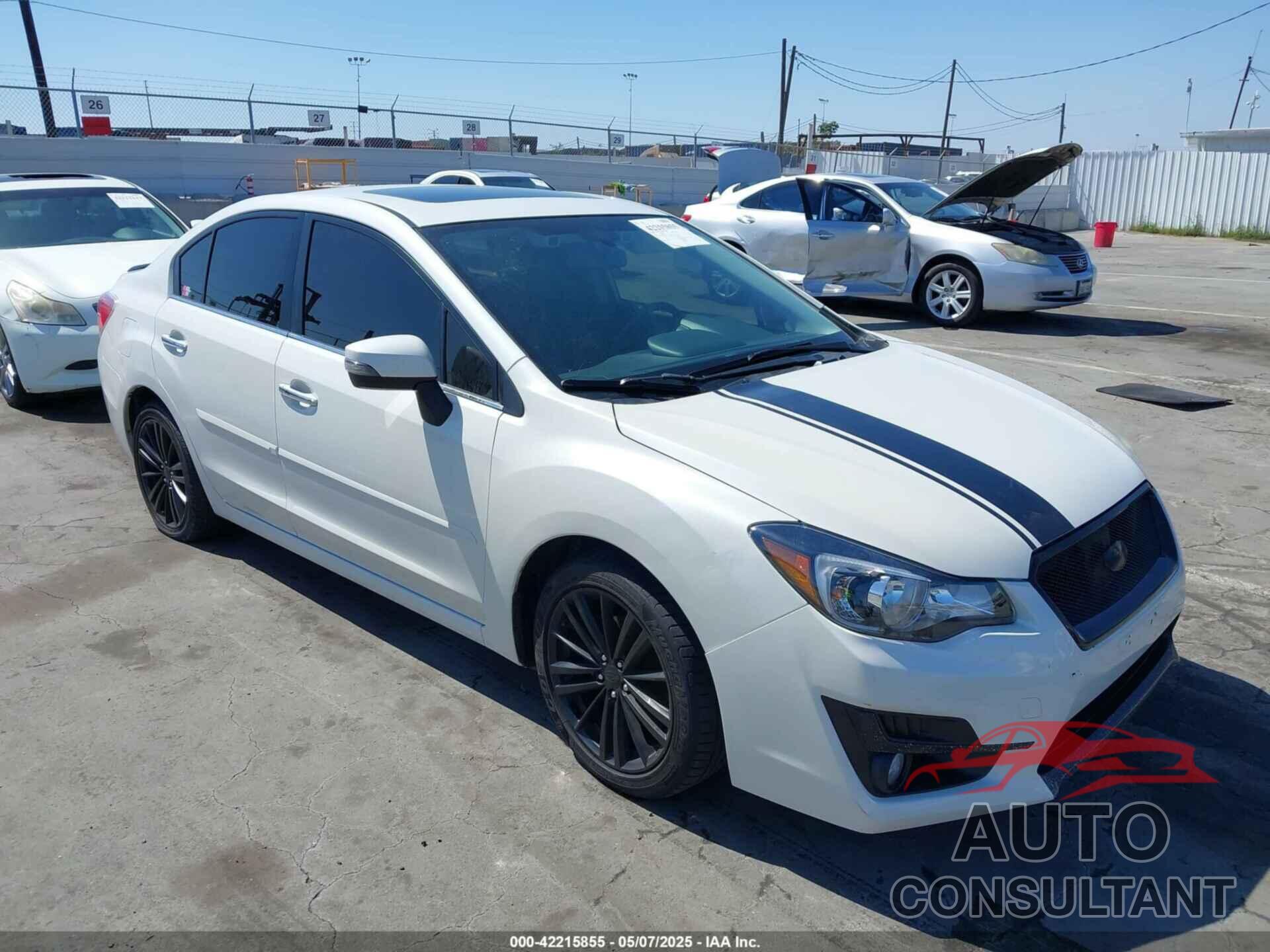 SUBARU IMPREZA 2015 - JF1GJAS63FH007723