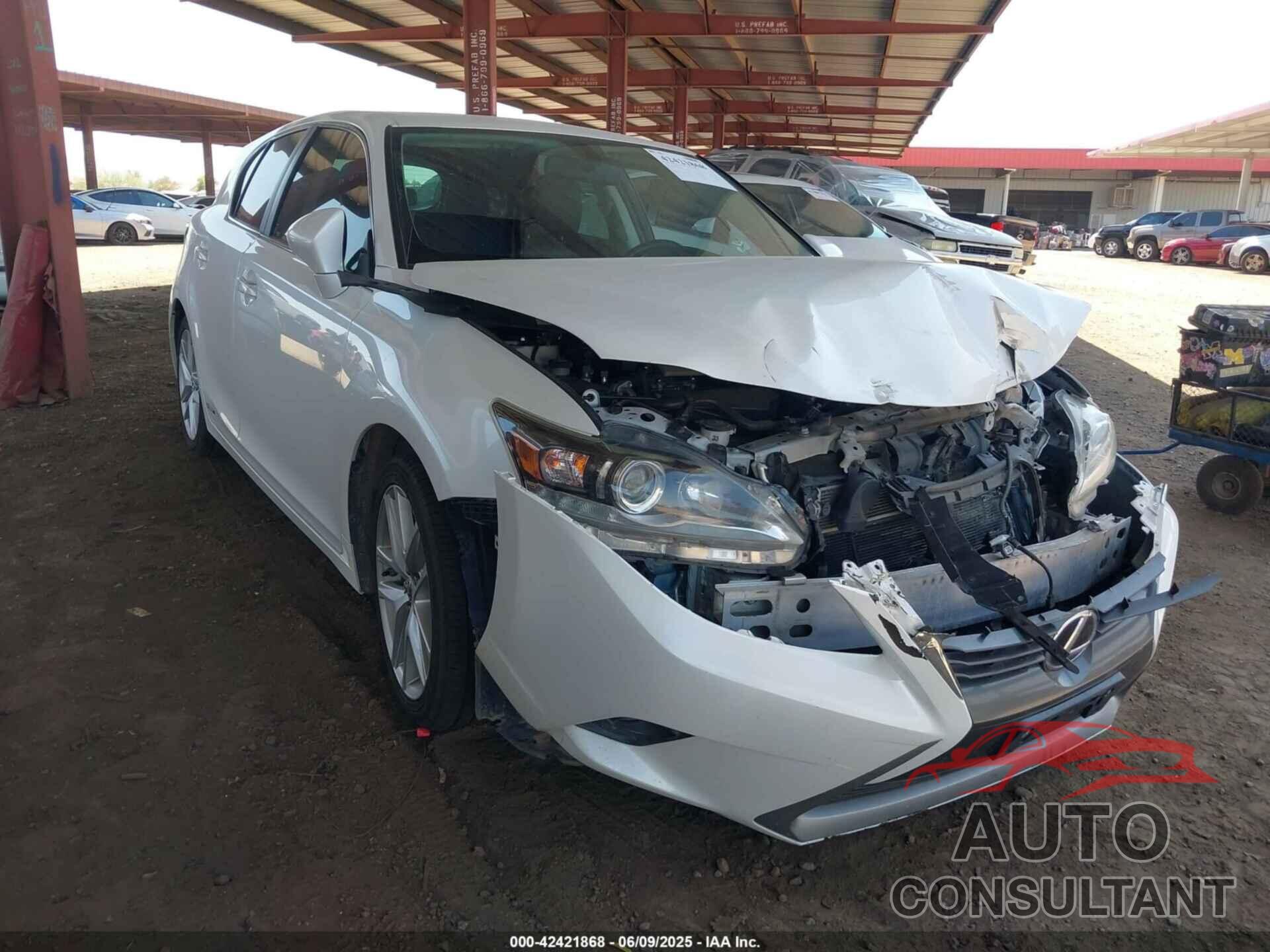 LEXUS CT 200H 2015 - JTHKD5BH6F2230652
