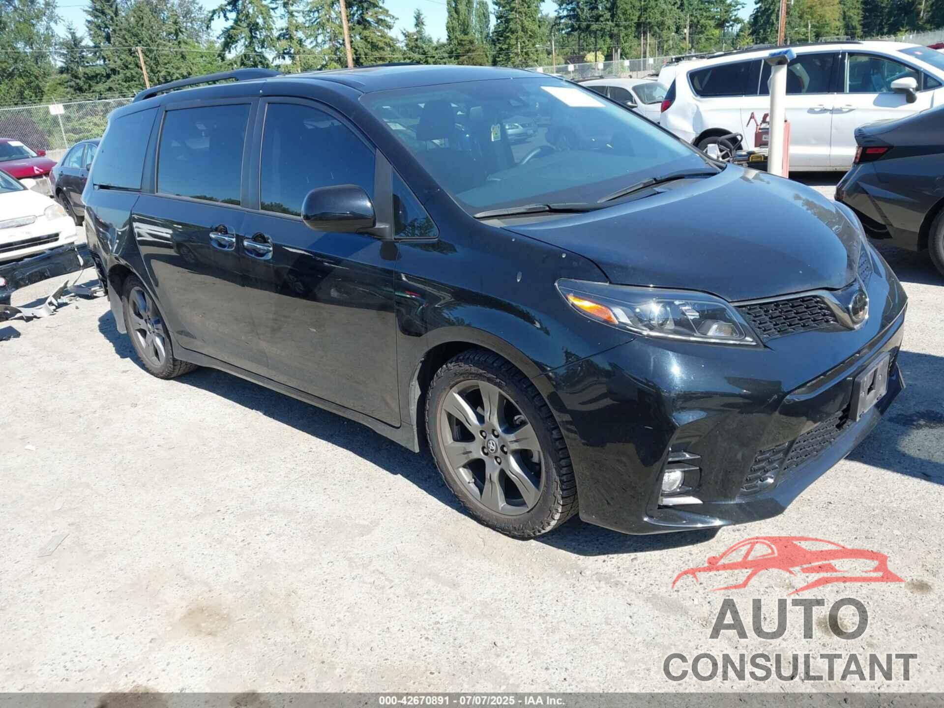 TOYOTA SIENNA 2020 - 5TDXZ3DC9LS043621