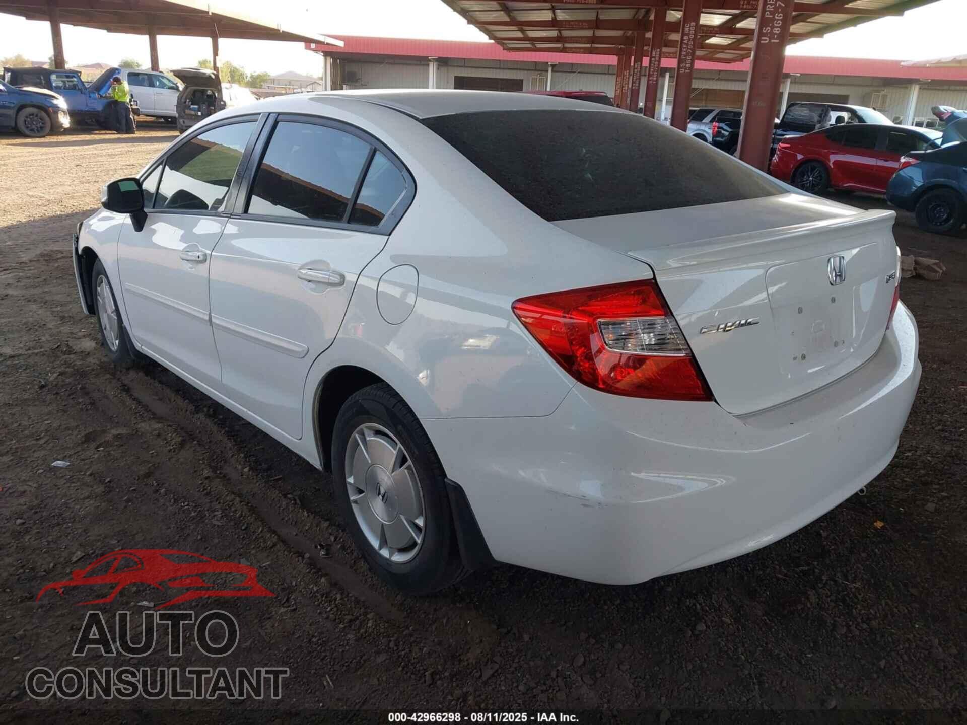 HONDA CIVIC 2012 - 2HGFB2F62CH319364