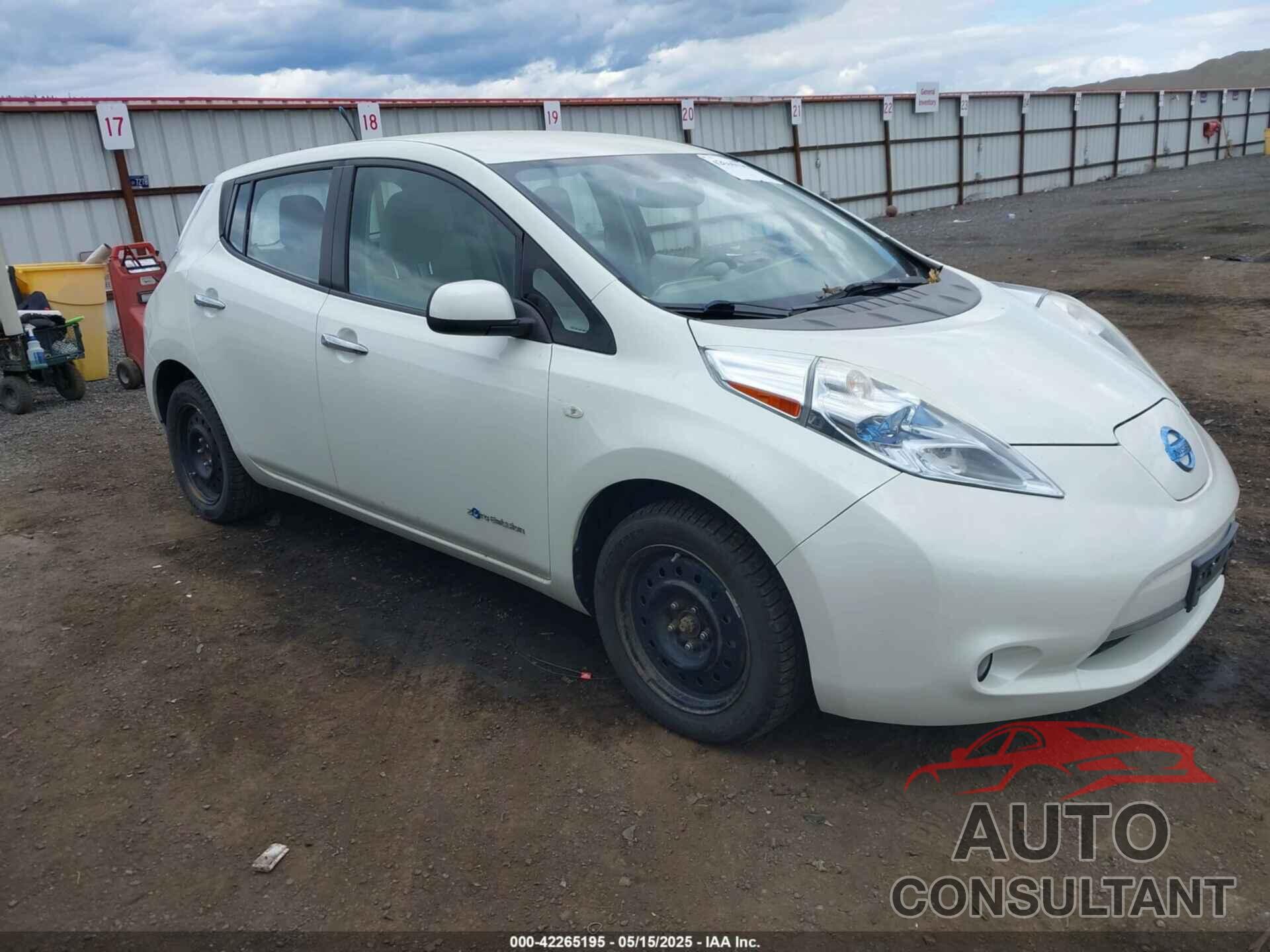 NISSAN LEAF 2011 - JN1AZ0CP5BT004343