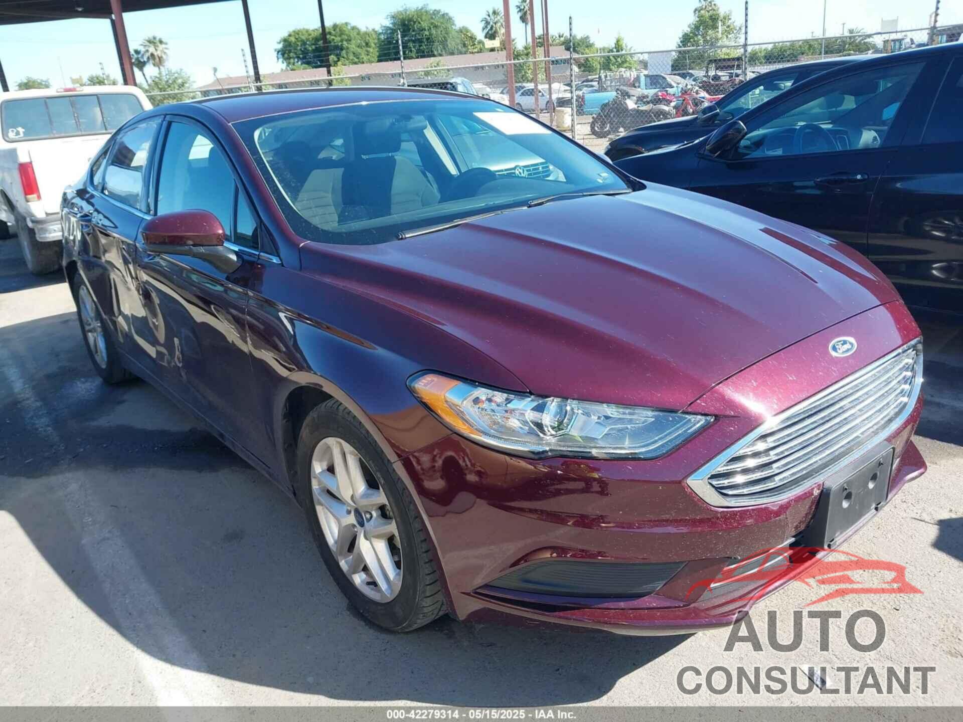 FORD FUSION 2017 - 3FA6P0H78HR368483