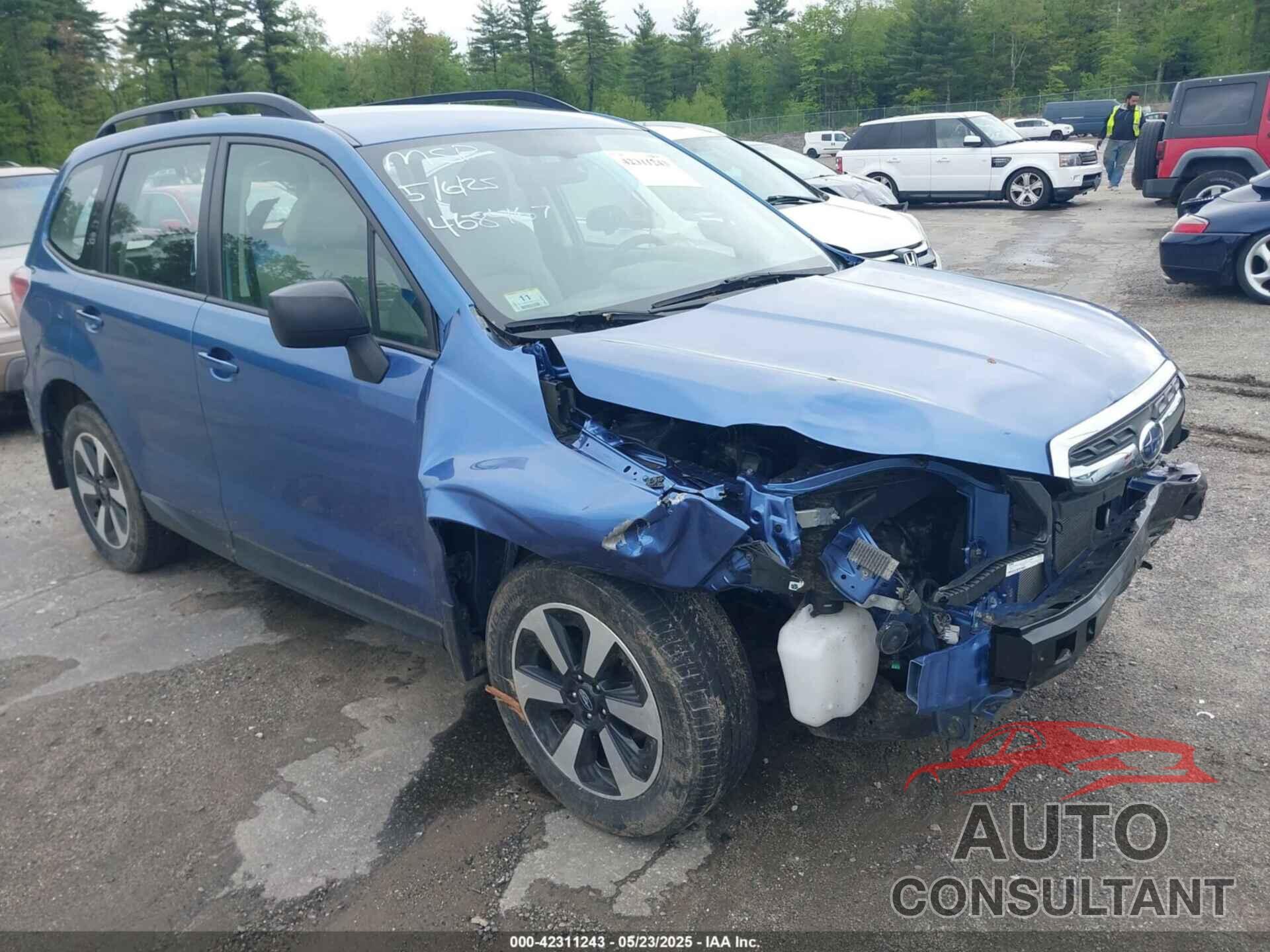 SUBARU FORESTER 2018 - JF2SJABC8JH468467