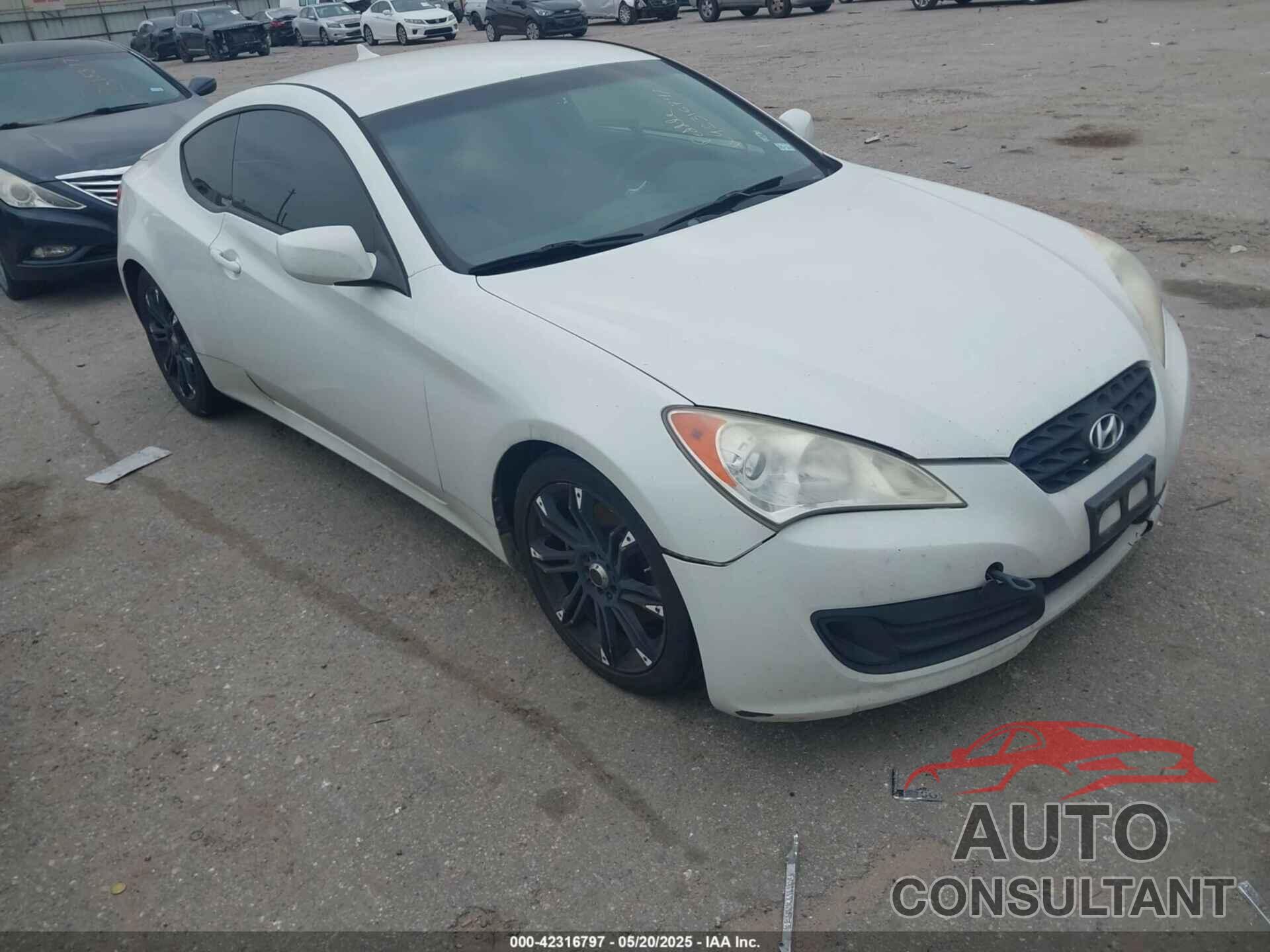 HYUNDAI GENESIS 2010 - KMHHT6KD8AU040510