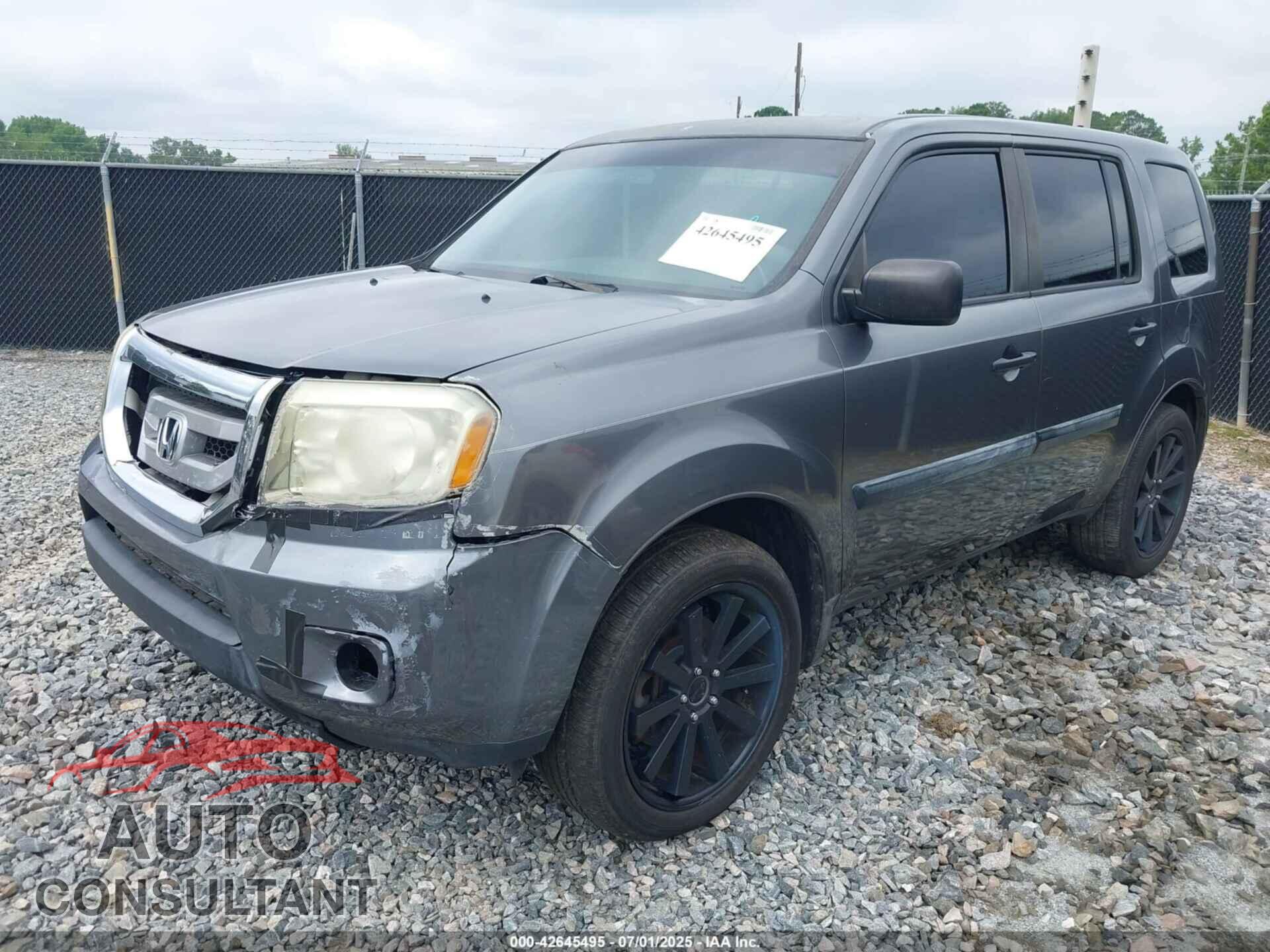 HONDA PILOT 2011 - 5FNYF3H22BB046510