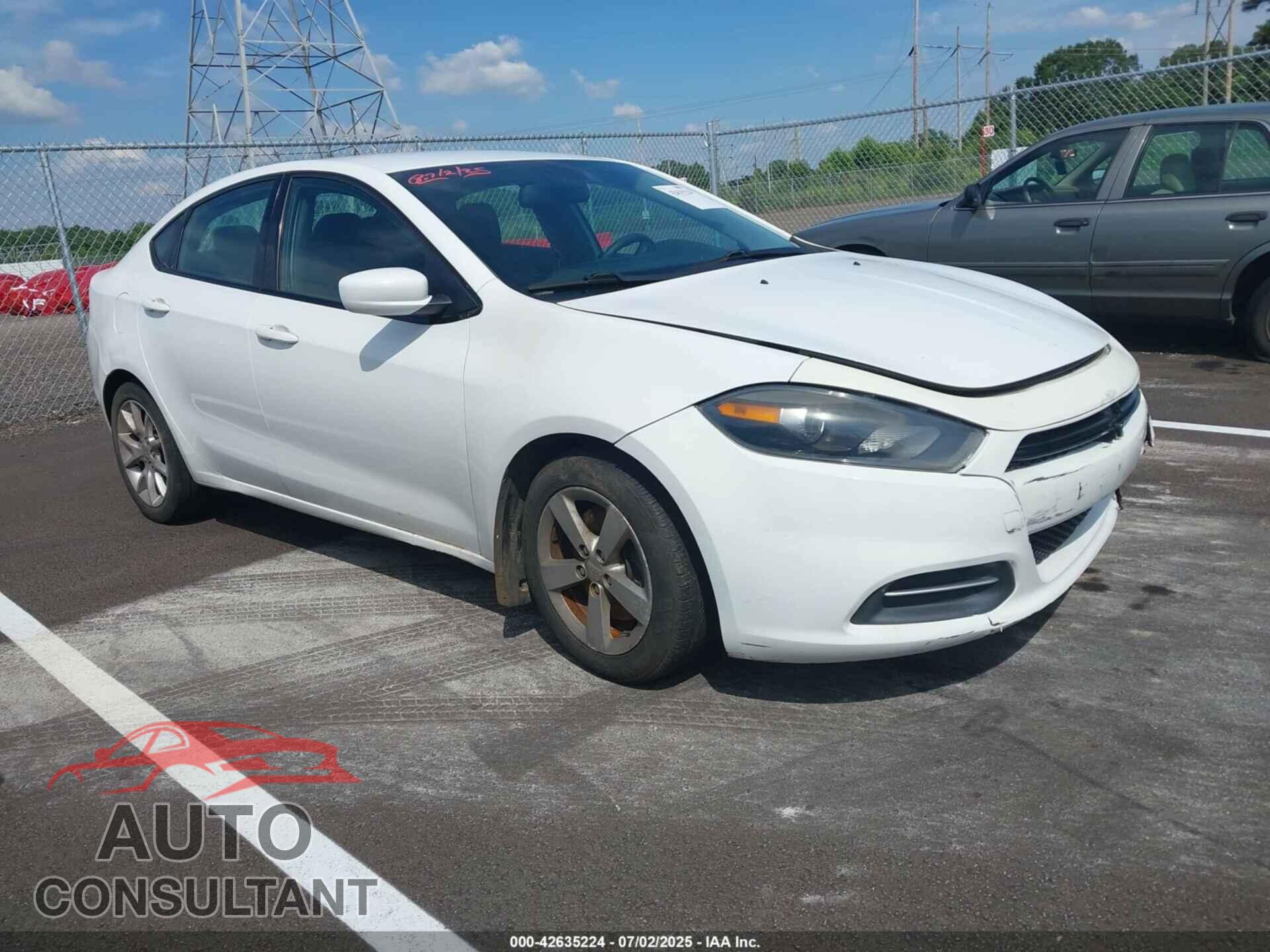 DODGE DART 2015 - 1C3CDFBB1FD432234