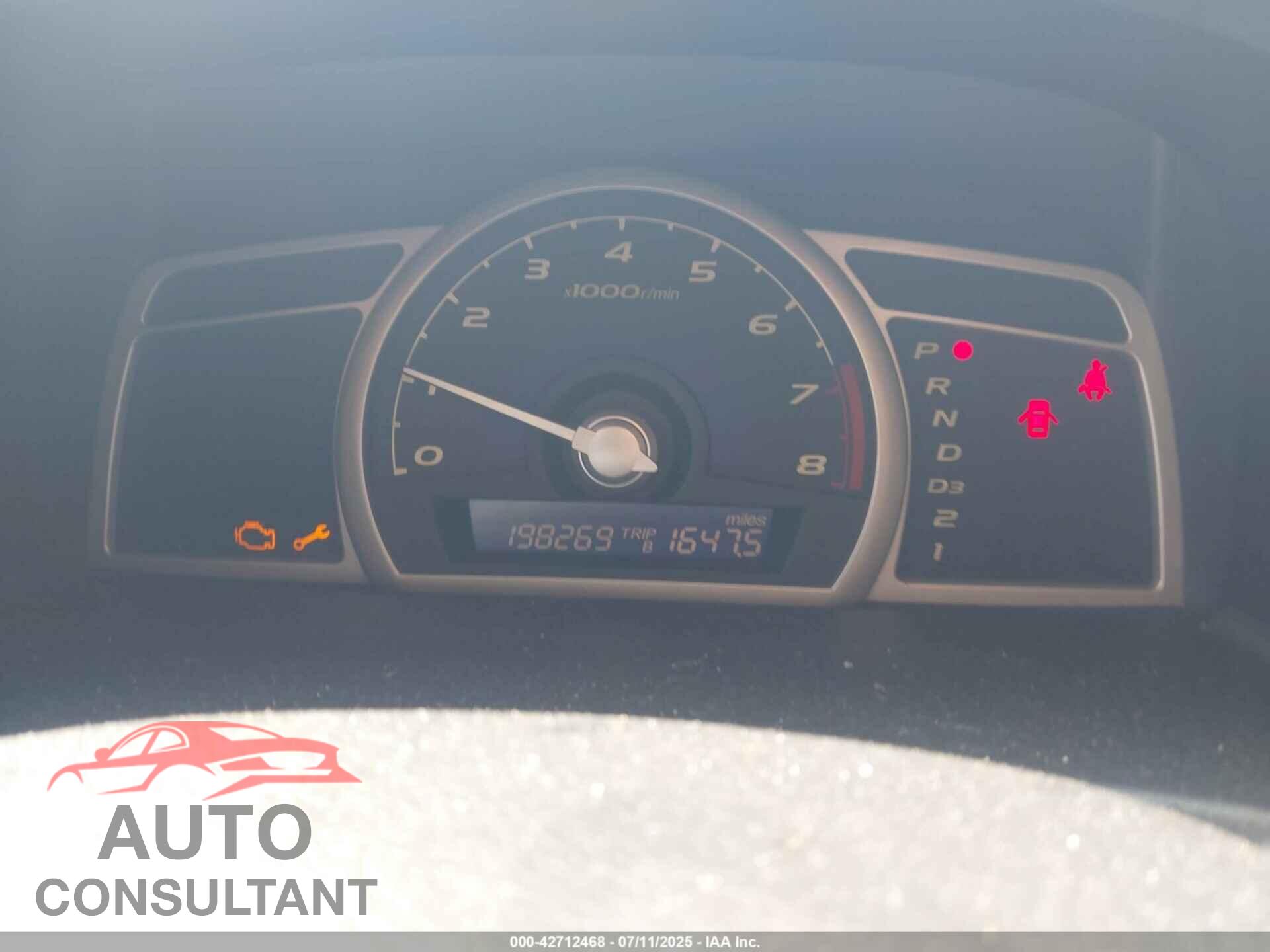 HONDA CIVIC 2011 - 2HGFA1F54BH520847