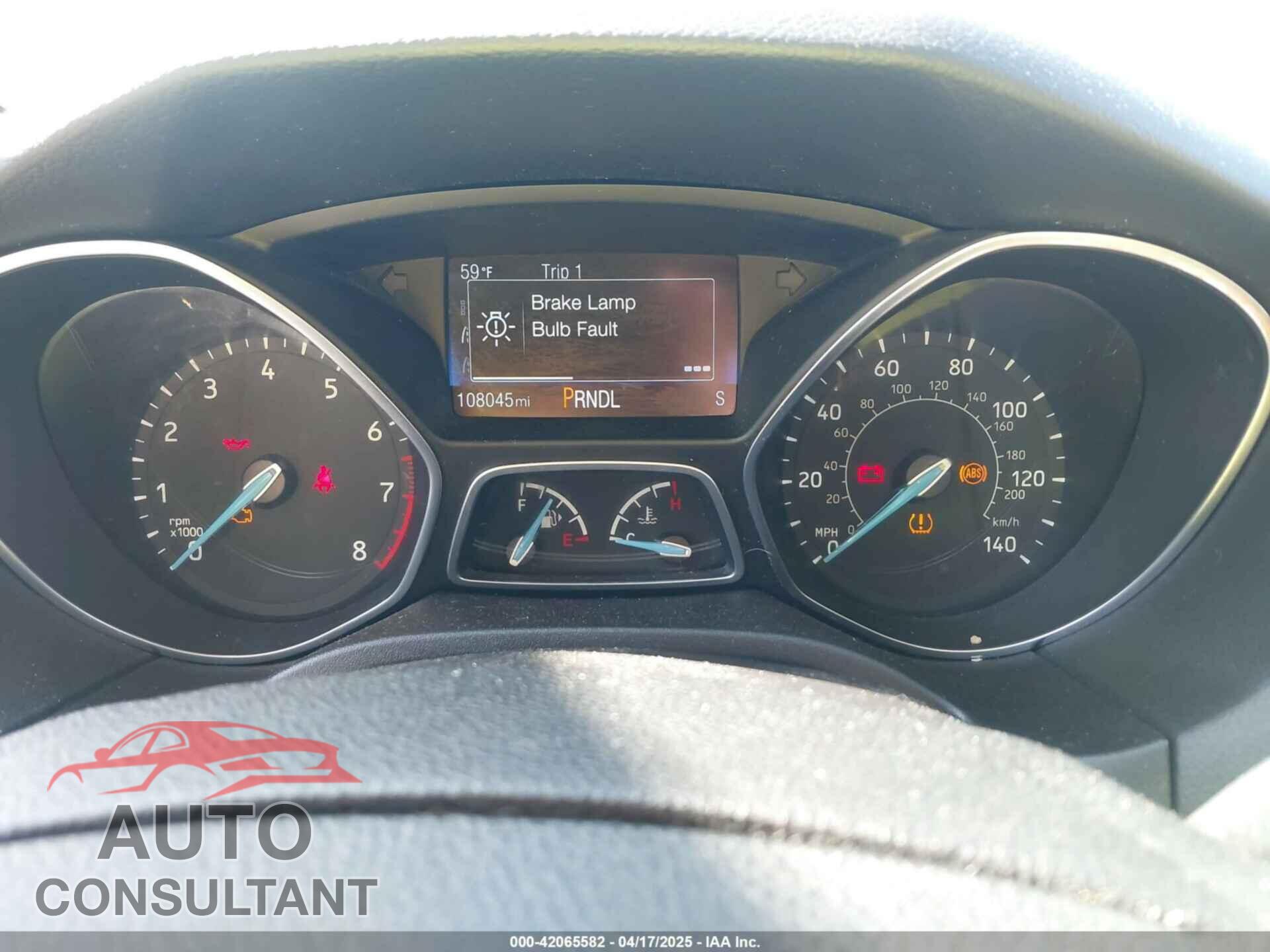 FORD FOCUS 2016 - 1FADP3F22GL279652