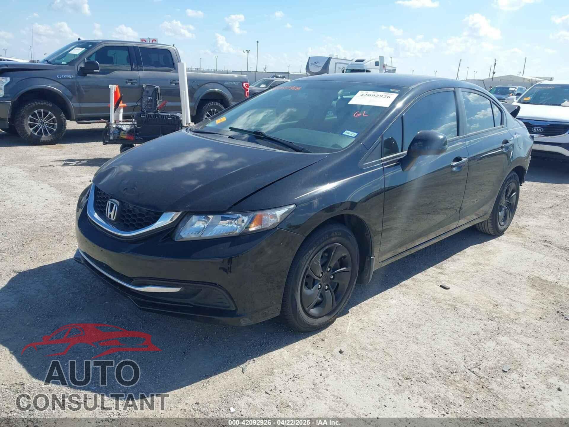 HONDA CIVIC 2013 - 19XFB2F50DE021379