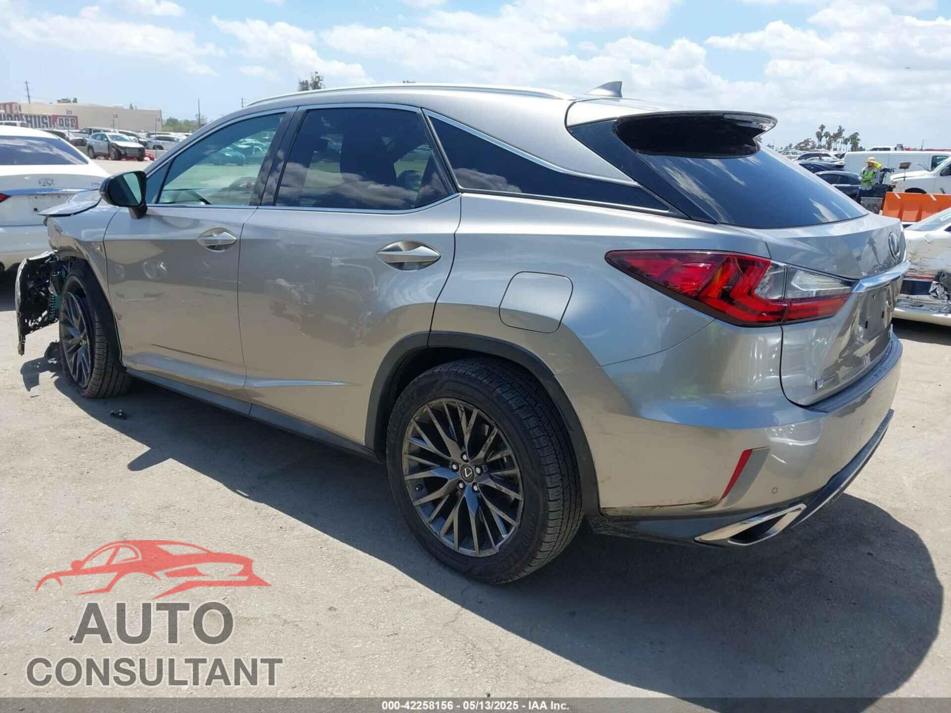 LEXUS RX 350 2017 - 2T2ZZMCA5HC037258
