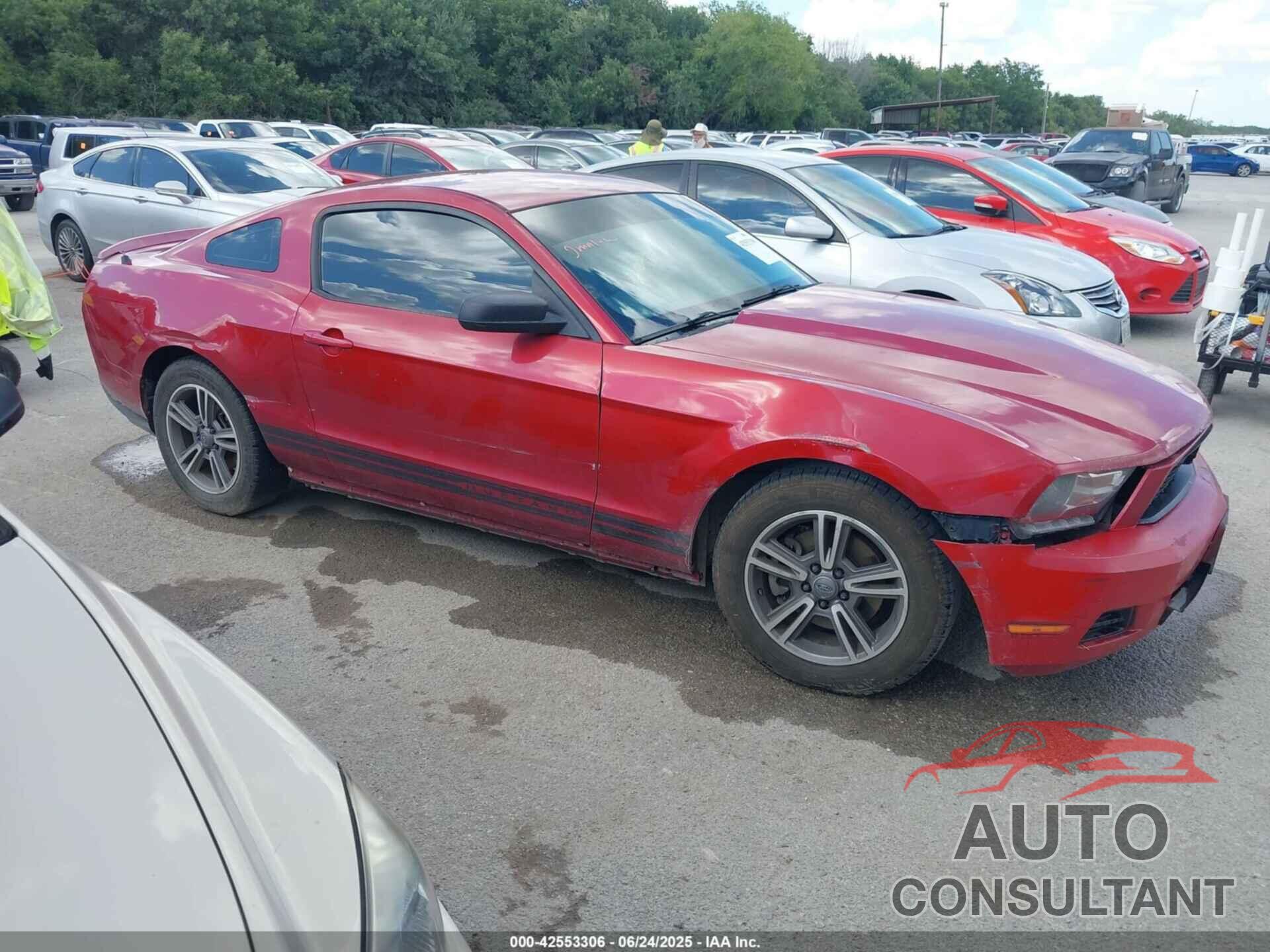FORD MUSTANG 2012 - 1ZVBP8AM2C5205750