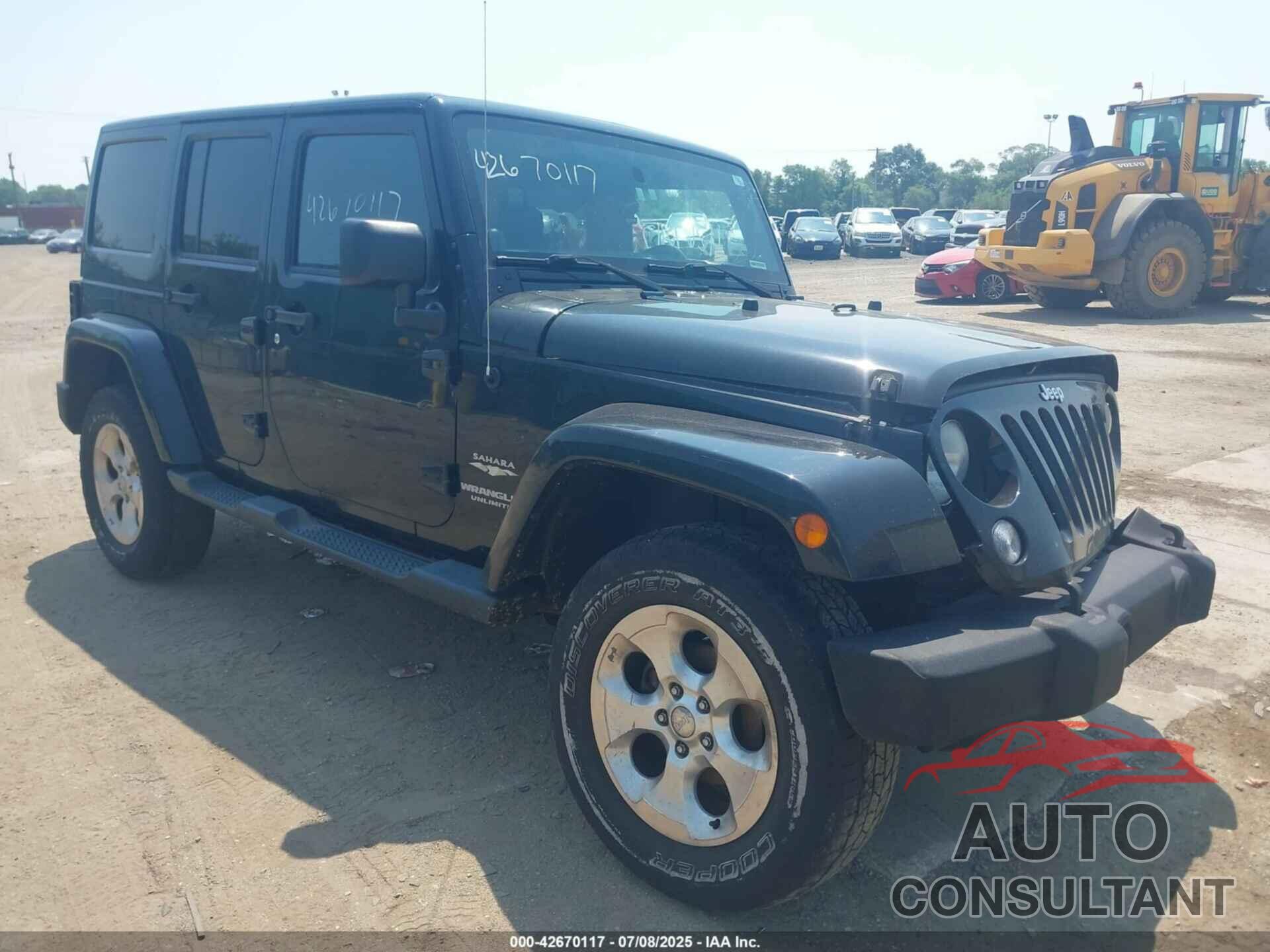JEEP WRANGLER UNLIMITED 2014 - 1C4HJWEG6EL272891