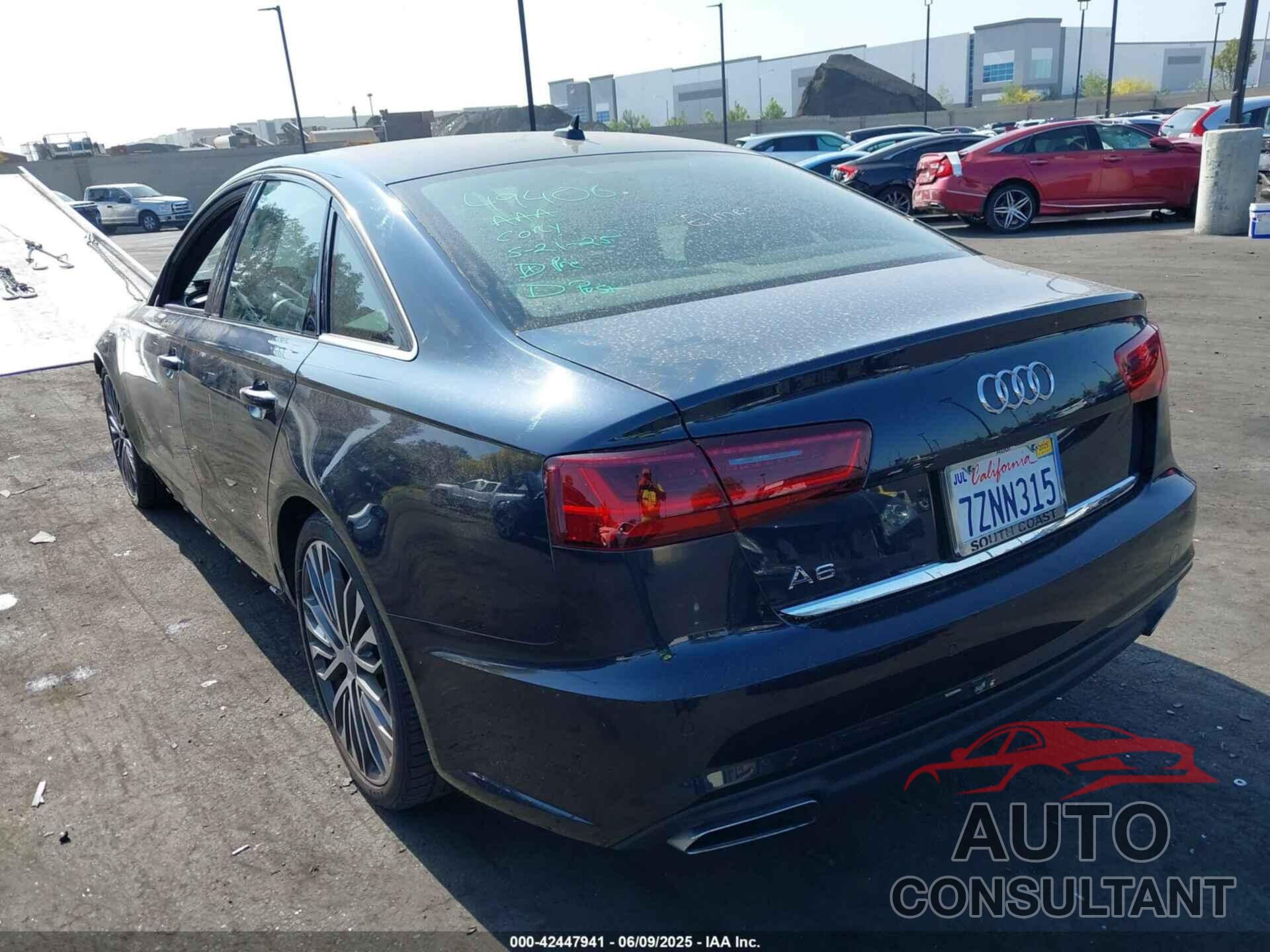 AUDI A6 2017 - WAUC8AFC2HN057292