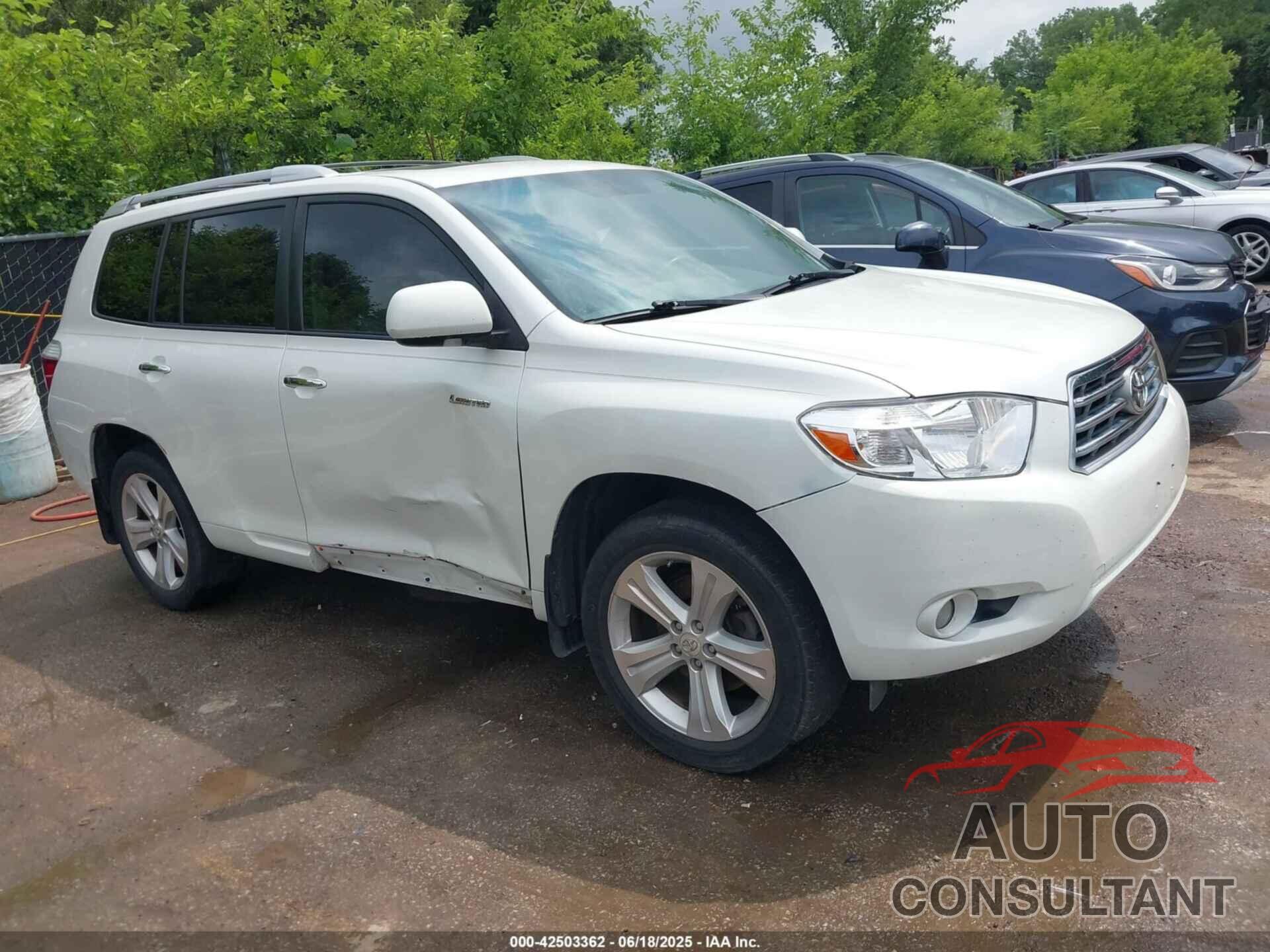 TOYOTA HIGHLANDER 2009 - JTEES42A792128598