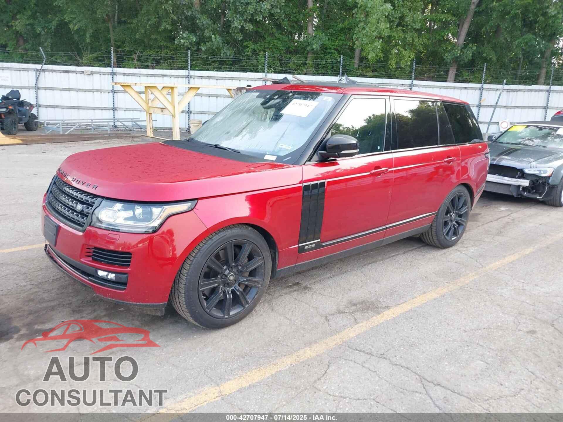 LAND ROVER RANGE ROVER 2017 - SALGS5FE4HA377535