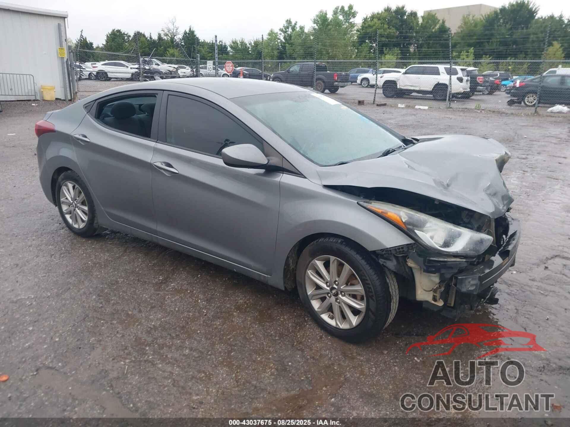 HYUNDAI ELANTRA 2014 - 5NPDH4AE3EH457004