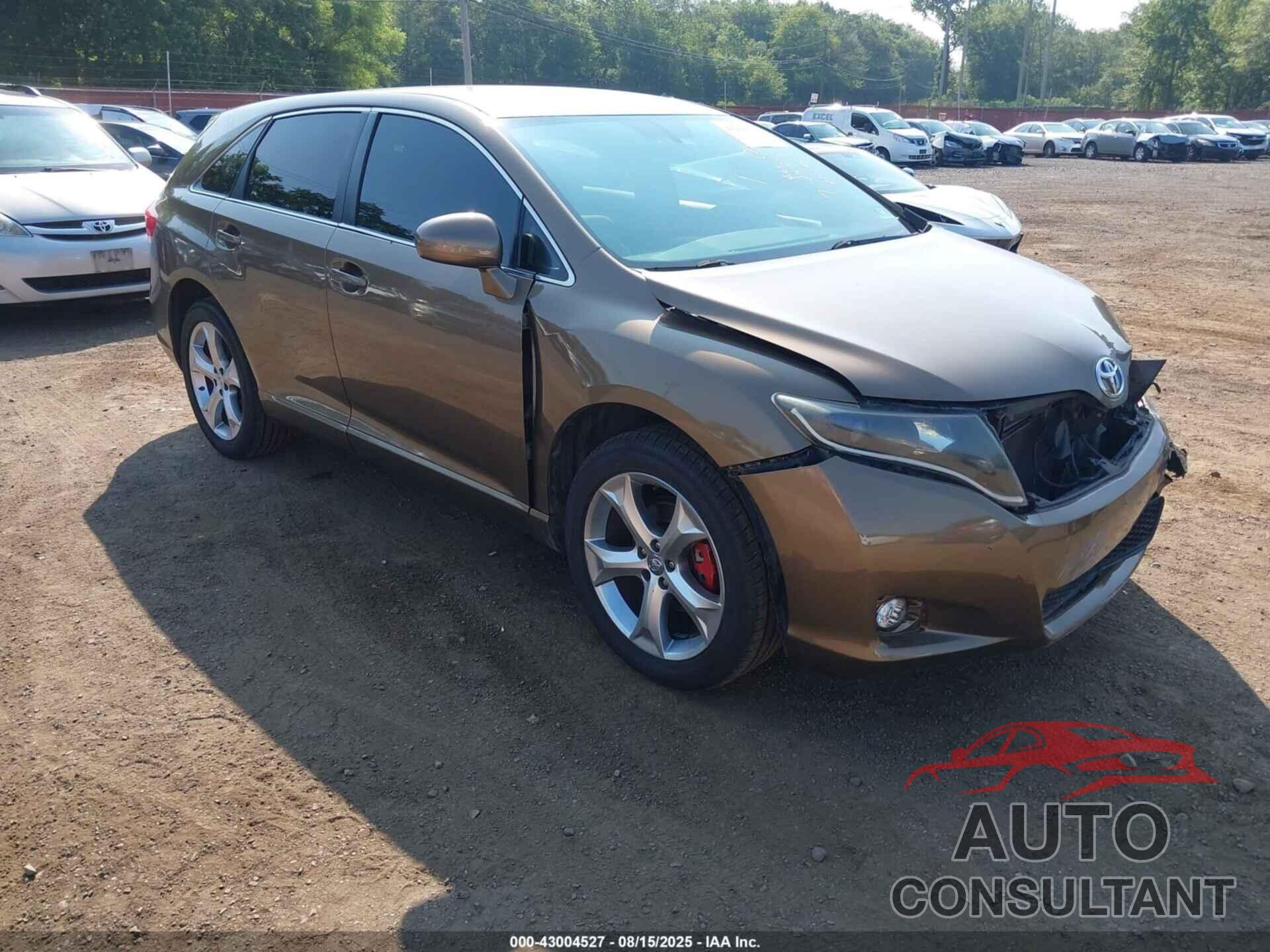 TOYOTA VENZA 2009 - 4T3ZK11A89U004174