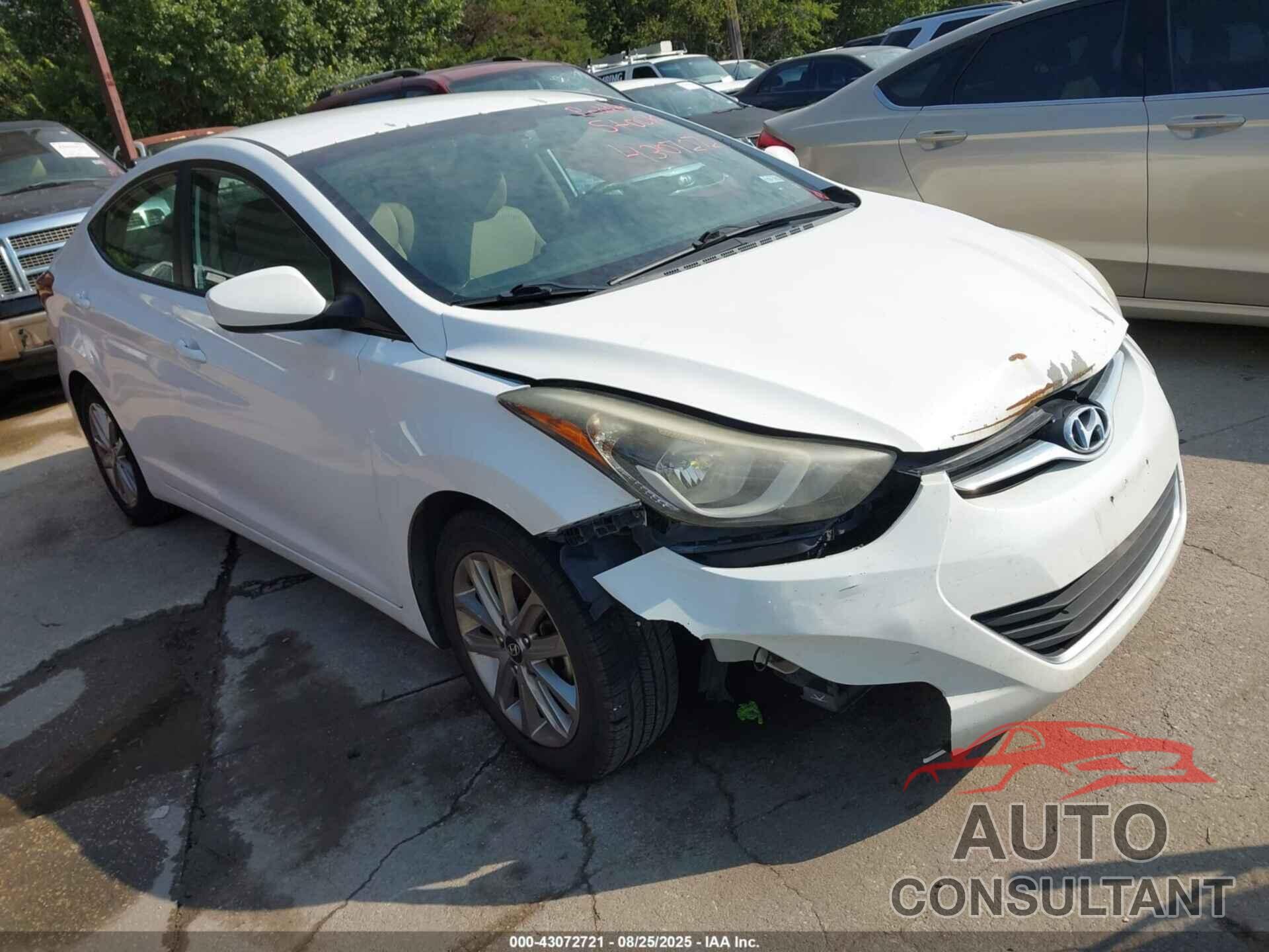 HYUNDAI ELANTRA 2014 - 5NPDH4AE2EH480399