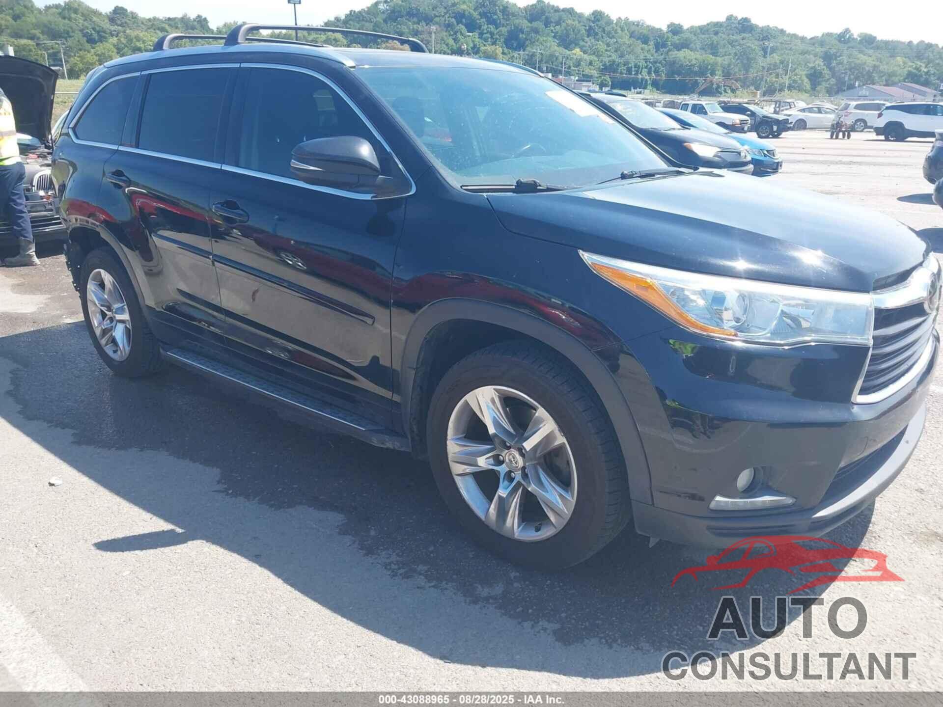 TOYOTA HIGHLANDER 2015 - 5TDDKRFH6FS121781