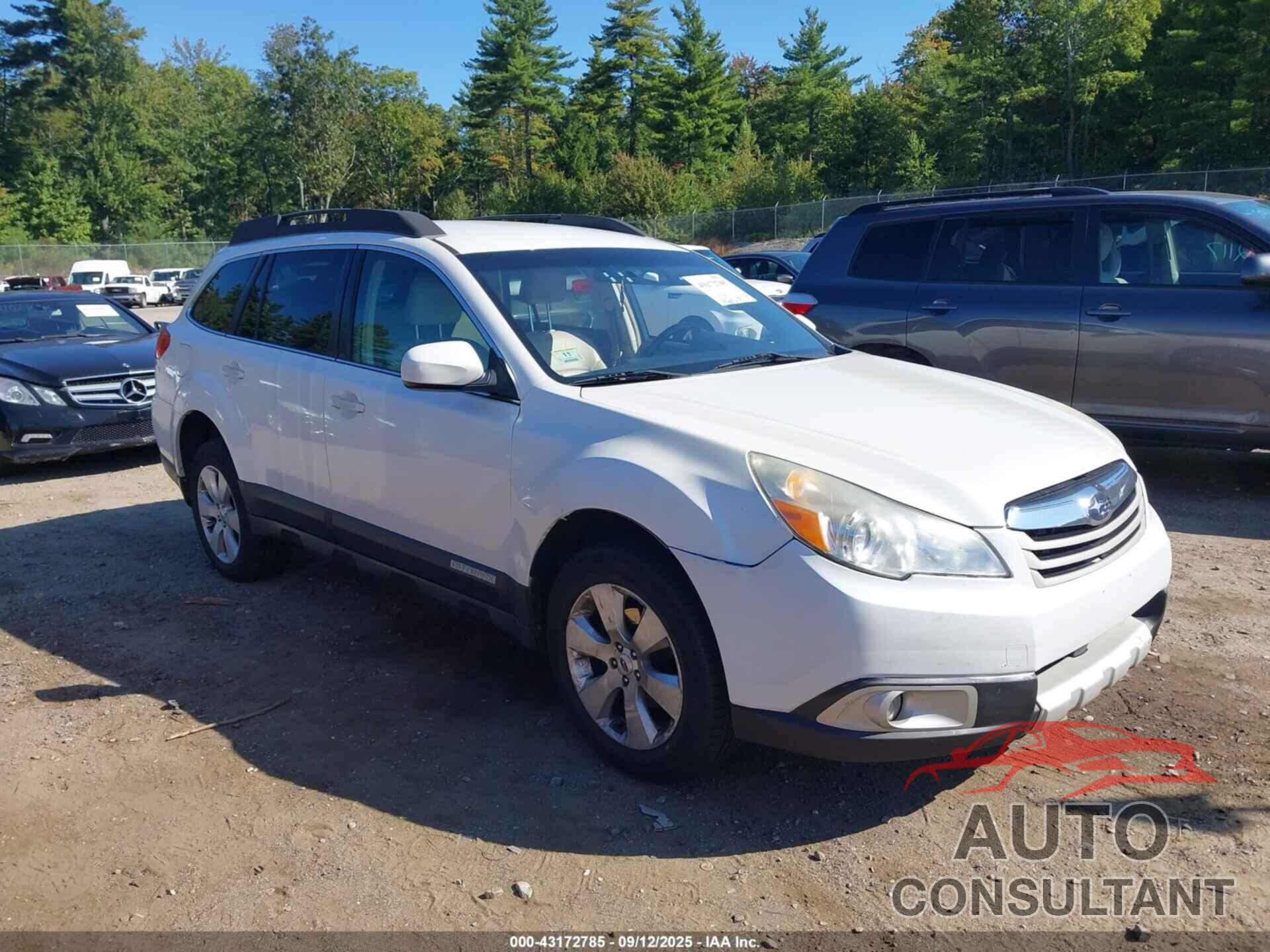 SUBARU OUTBACK 2012 - 4S4BRBJC2C3229295