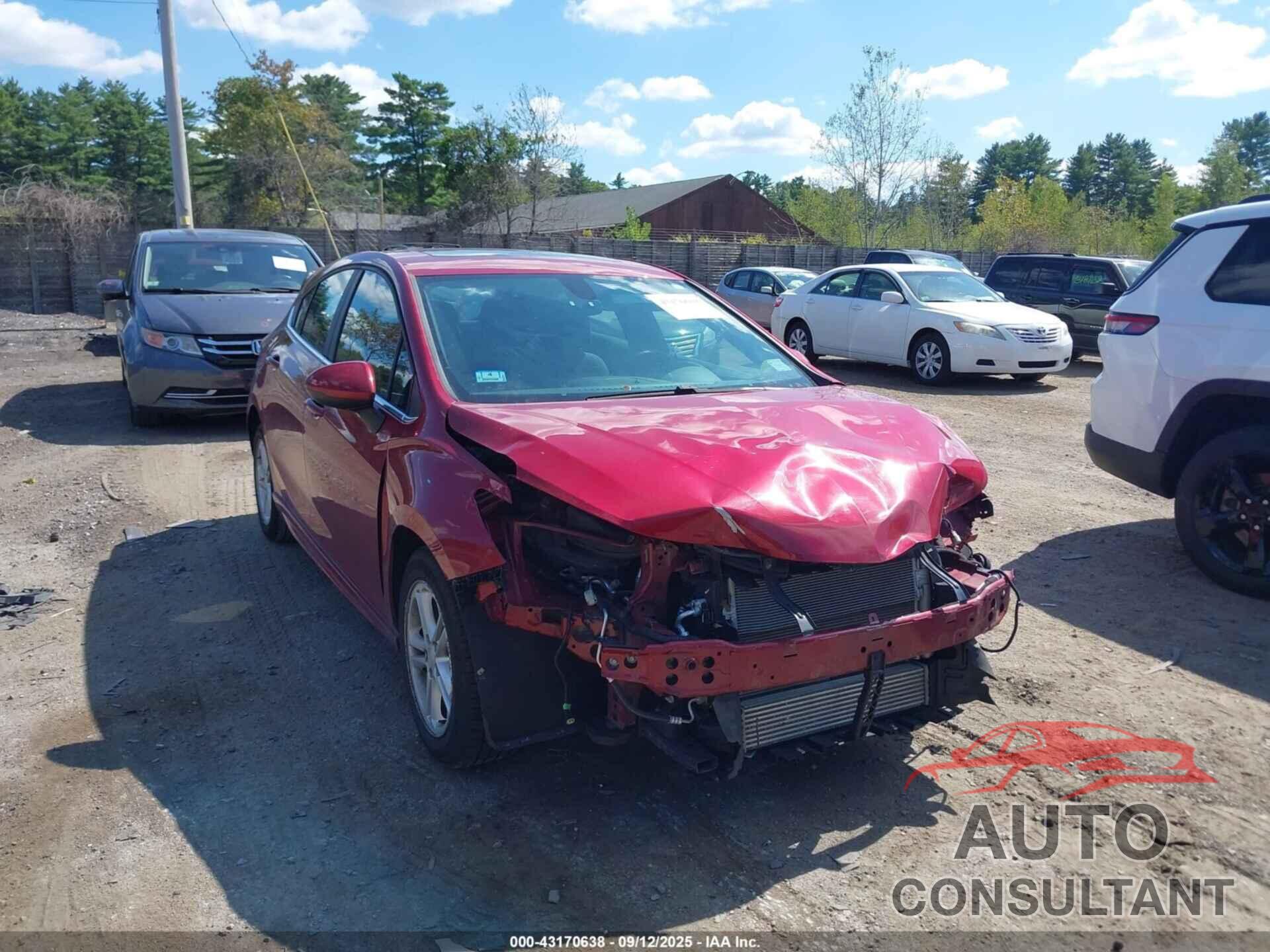 CHEVROLET CRUZE 2018 - 3G1BE6SM6JS652394