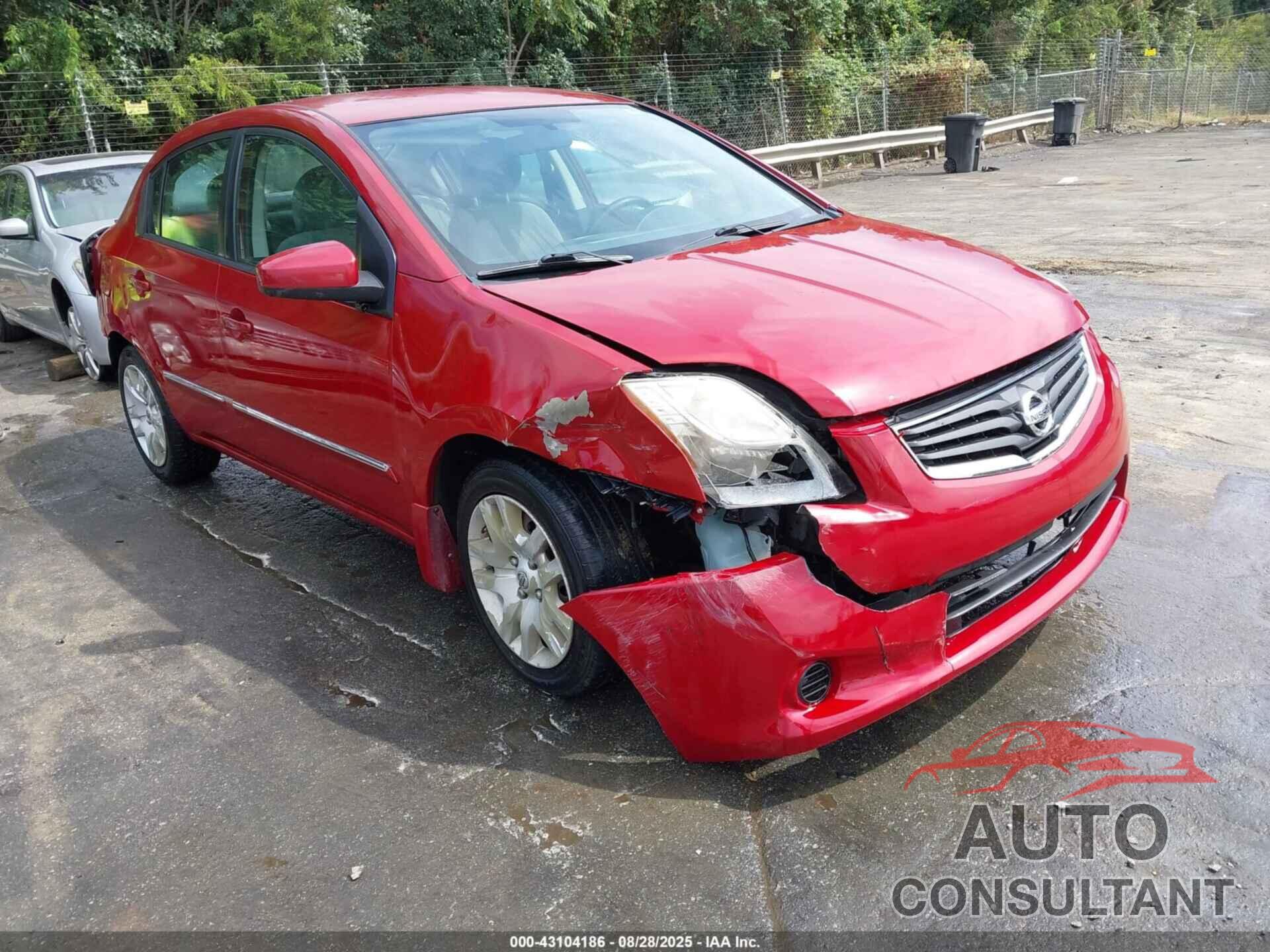 NISSAN SENTRA 2012 - 3N1AB6AP4CL766952