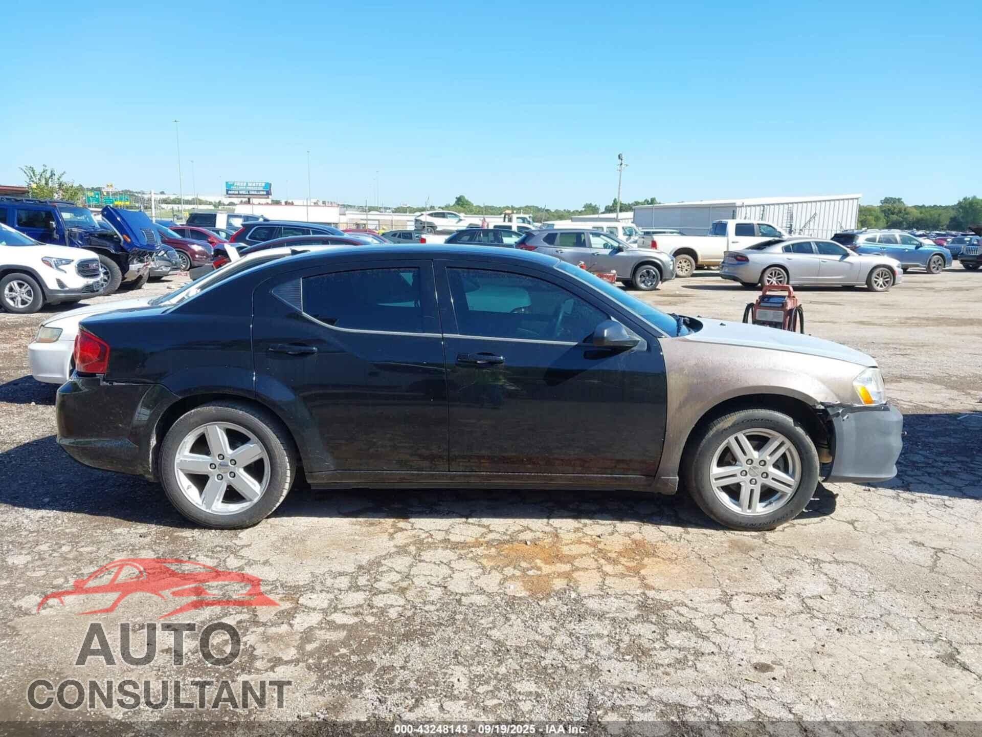 DODGE AVENGER 2013 - 1C3CDZAB2DN625065