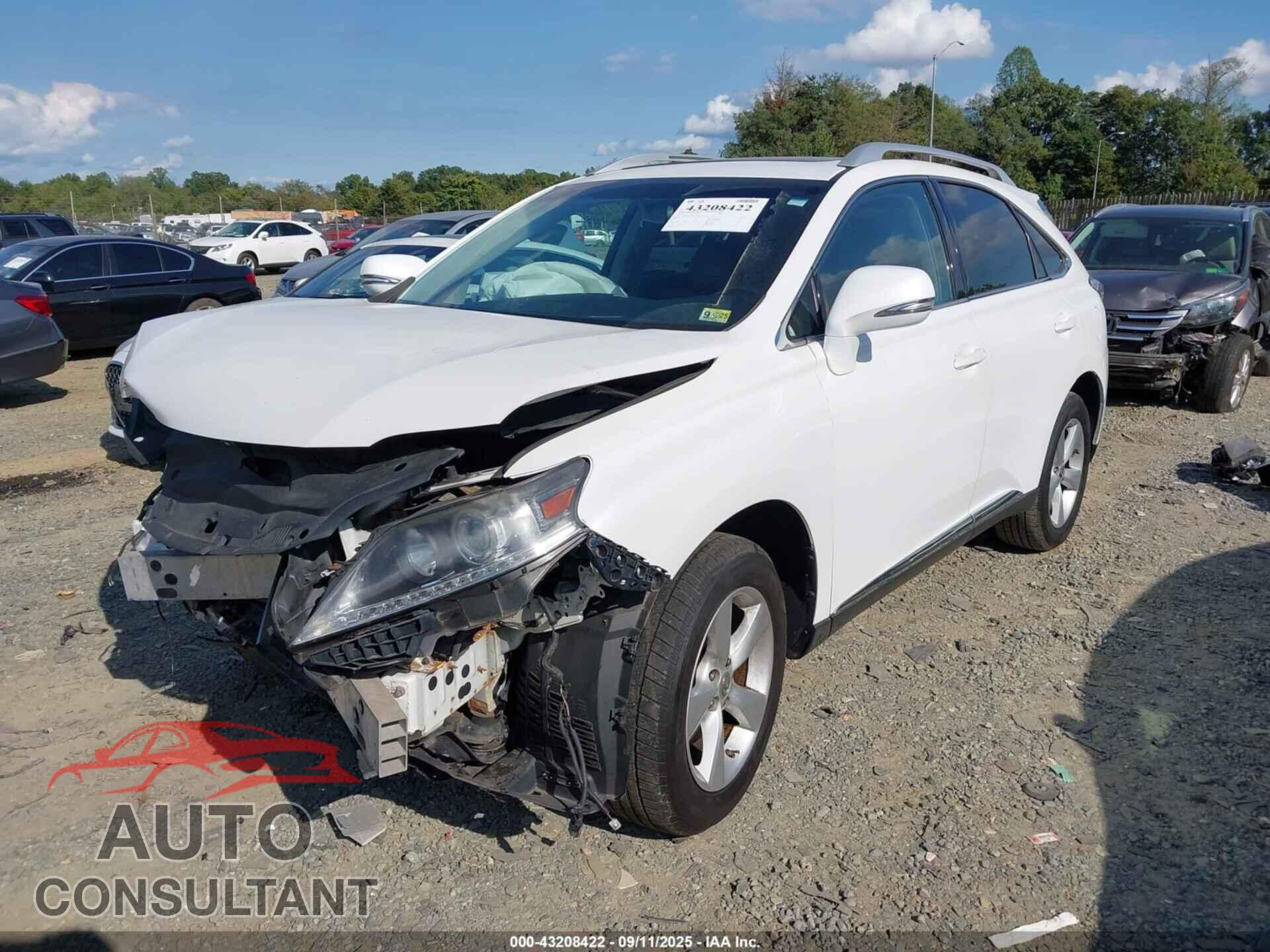 LEXUS RX 350 2013 - 2T2BK1BA7DC217180