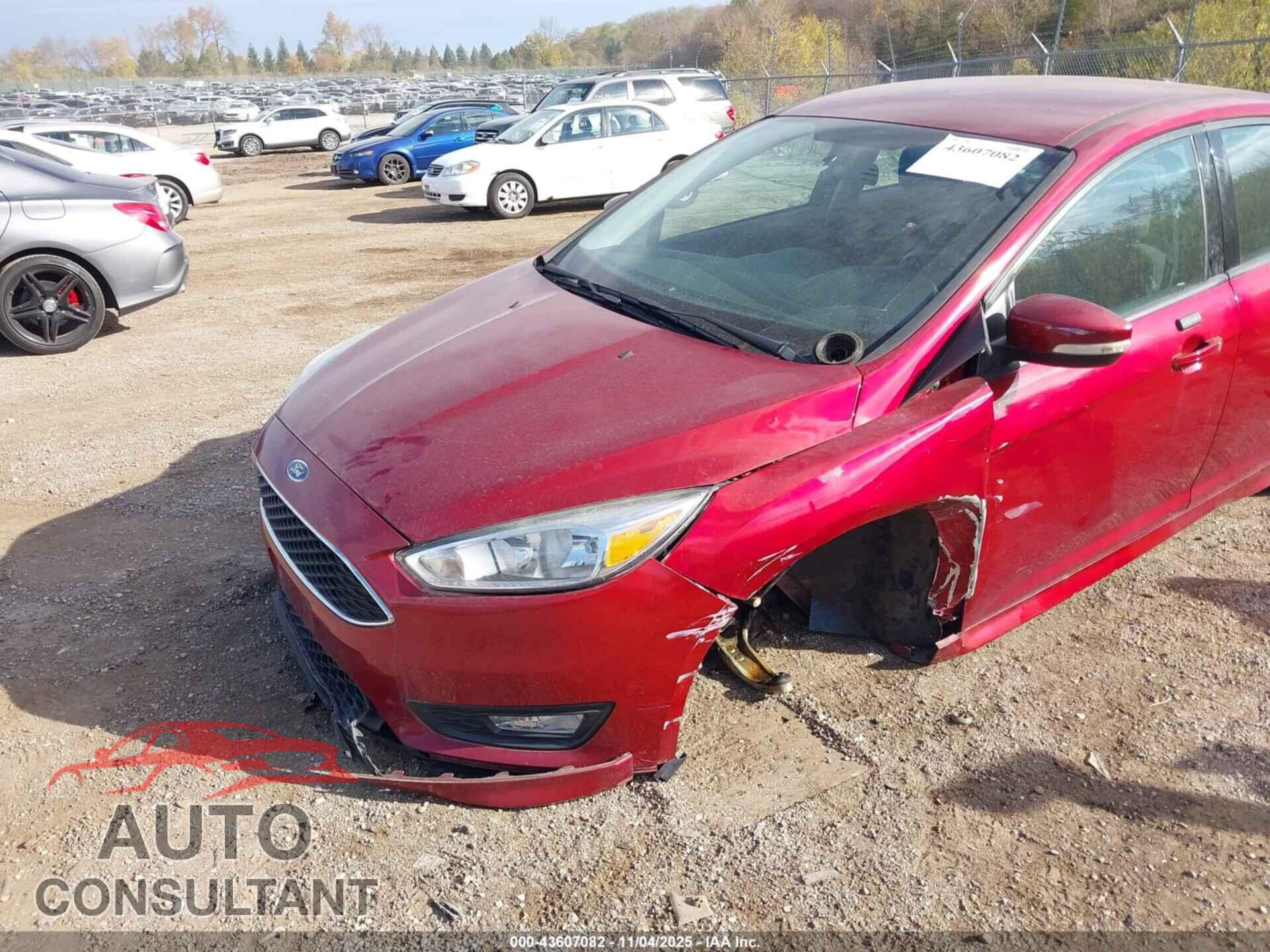 FORD FOCUS 2016 - 1FADP3F21GL343325