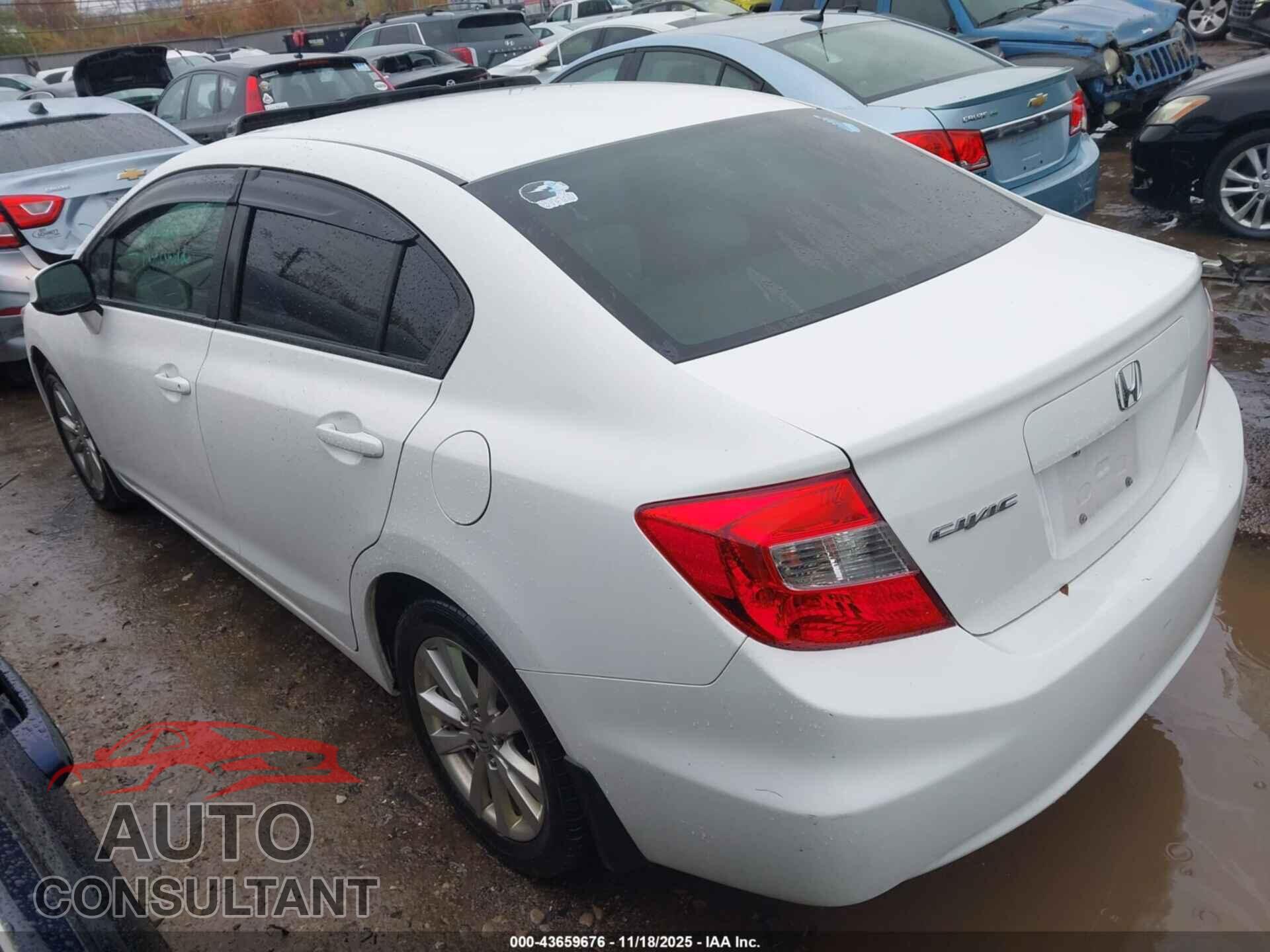 HONDA CIVIC 2012 - 19XFB2F83CE013382