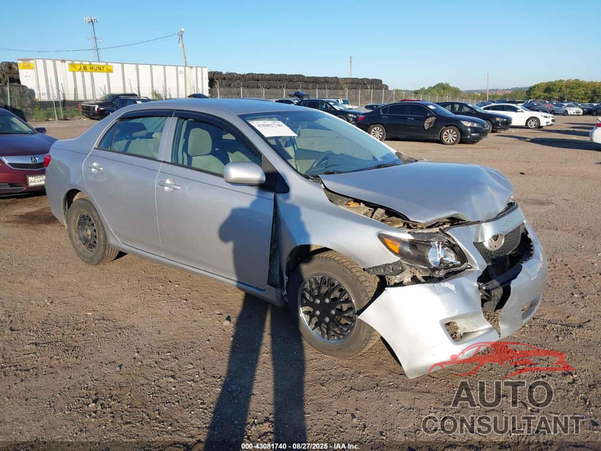 TOYOTA COROLLA 2009 - 1NXBU40E39Z156261