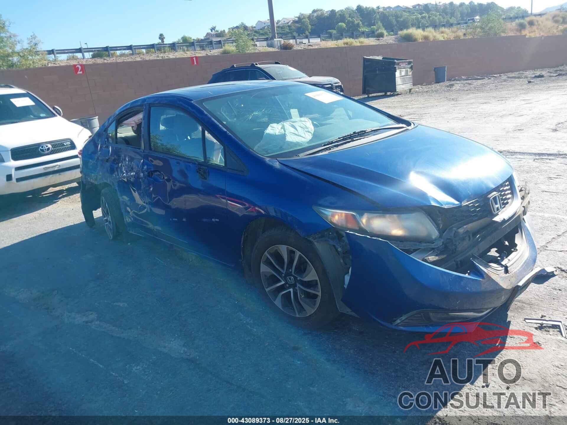 HONDA CIVIC 2013 - 19XFB2F85DE225279
