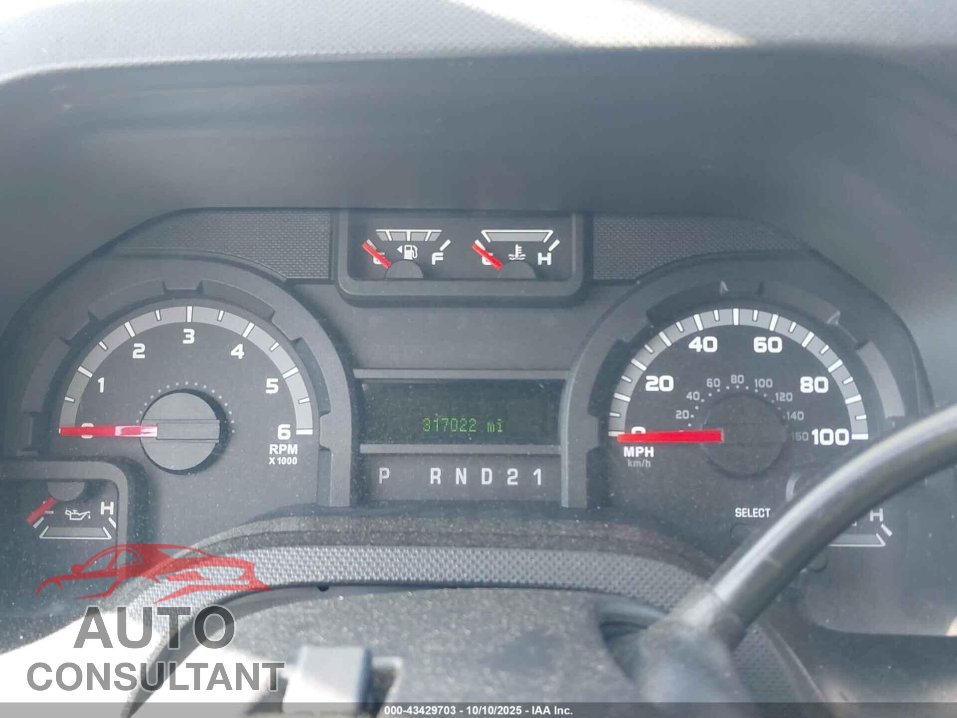 FORD E-350 SUPER DUTY 2013 - 1FBNE3BL3DDA43430
