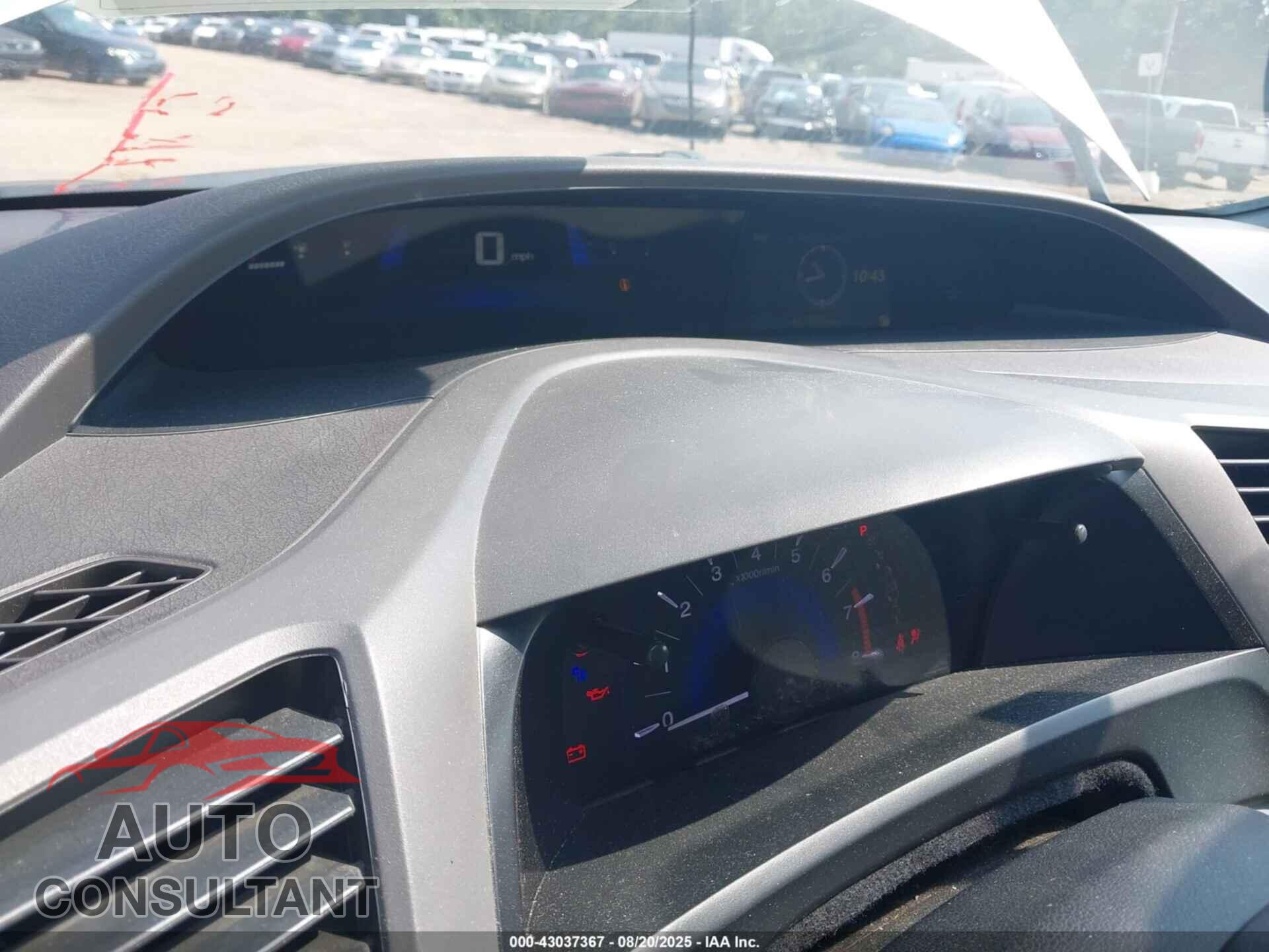 HONDA CIVIC 2012 - 19XFB2F52CE078729