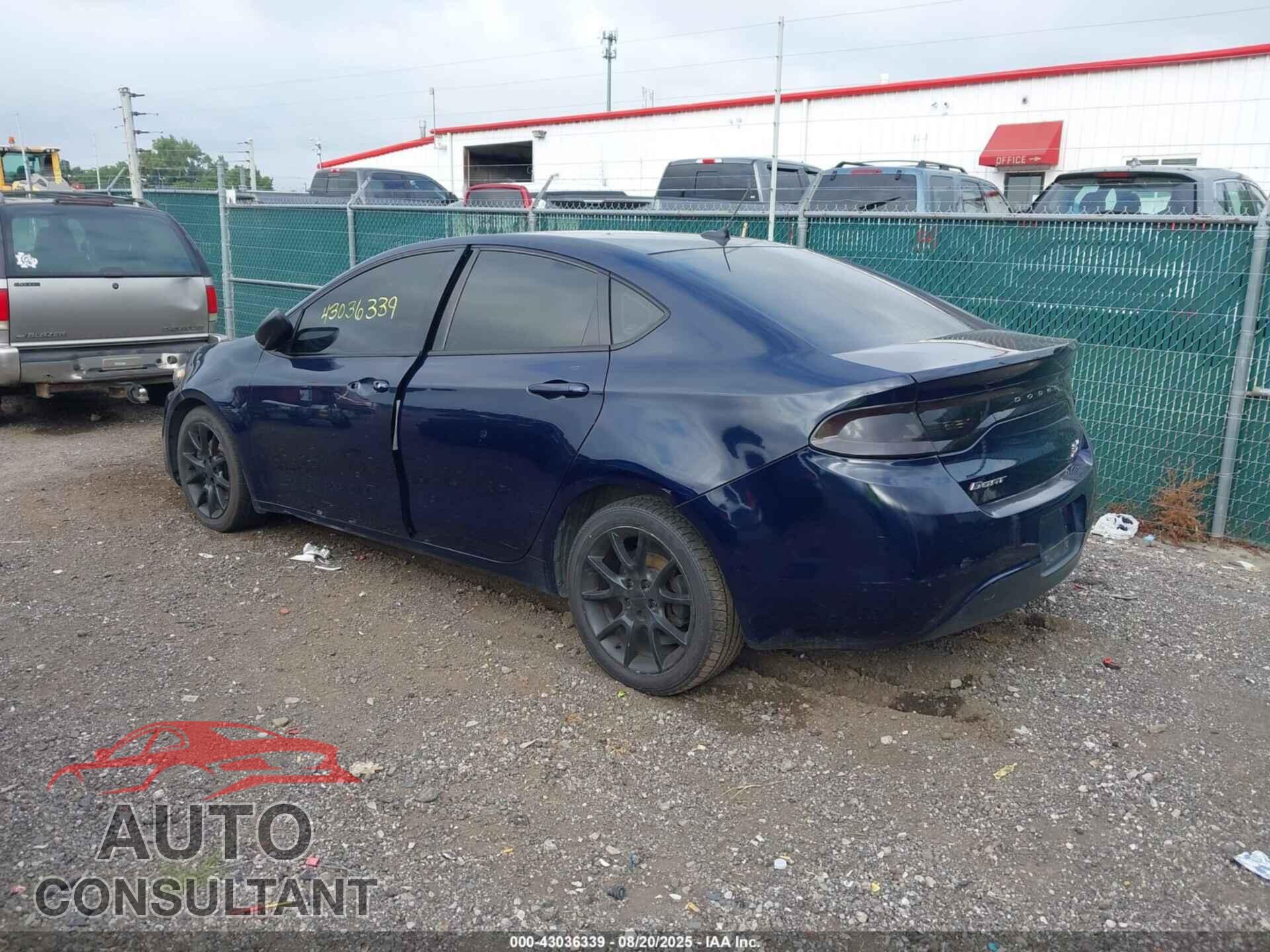 DODGE DART 2014 - 1C3CDFBB6ED745391