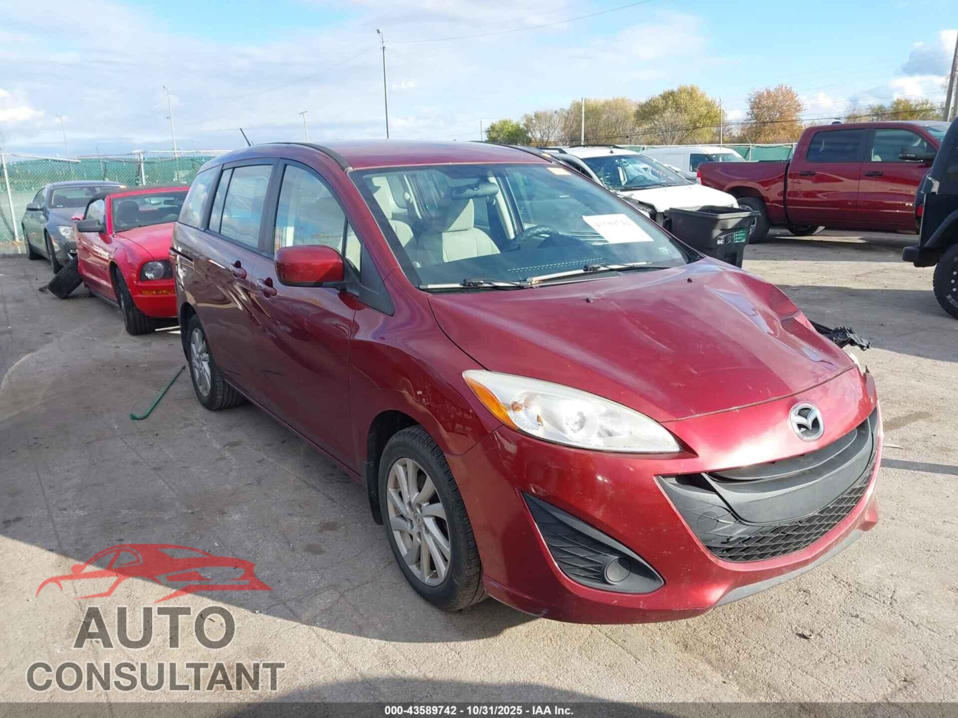 MAZDA MAZDA5 2012 - JM1CW2BL2C0131207