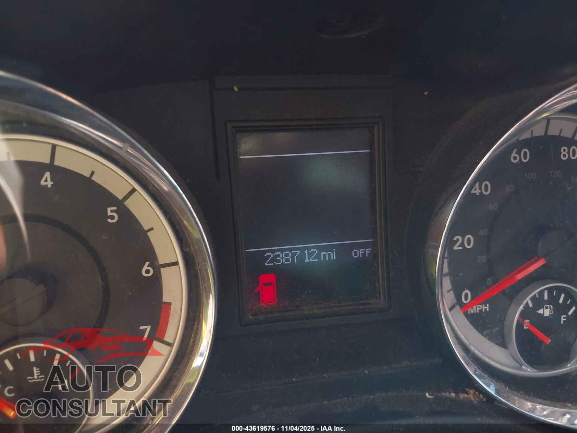 DODGE DURANGO 2011 - 1D4RE2GG8BC672383
